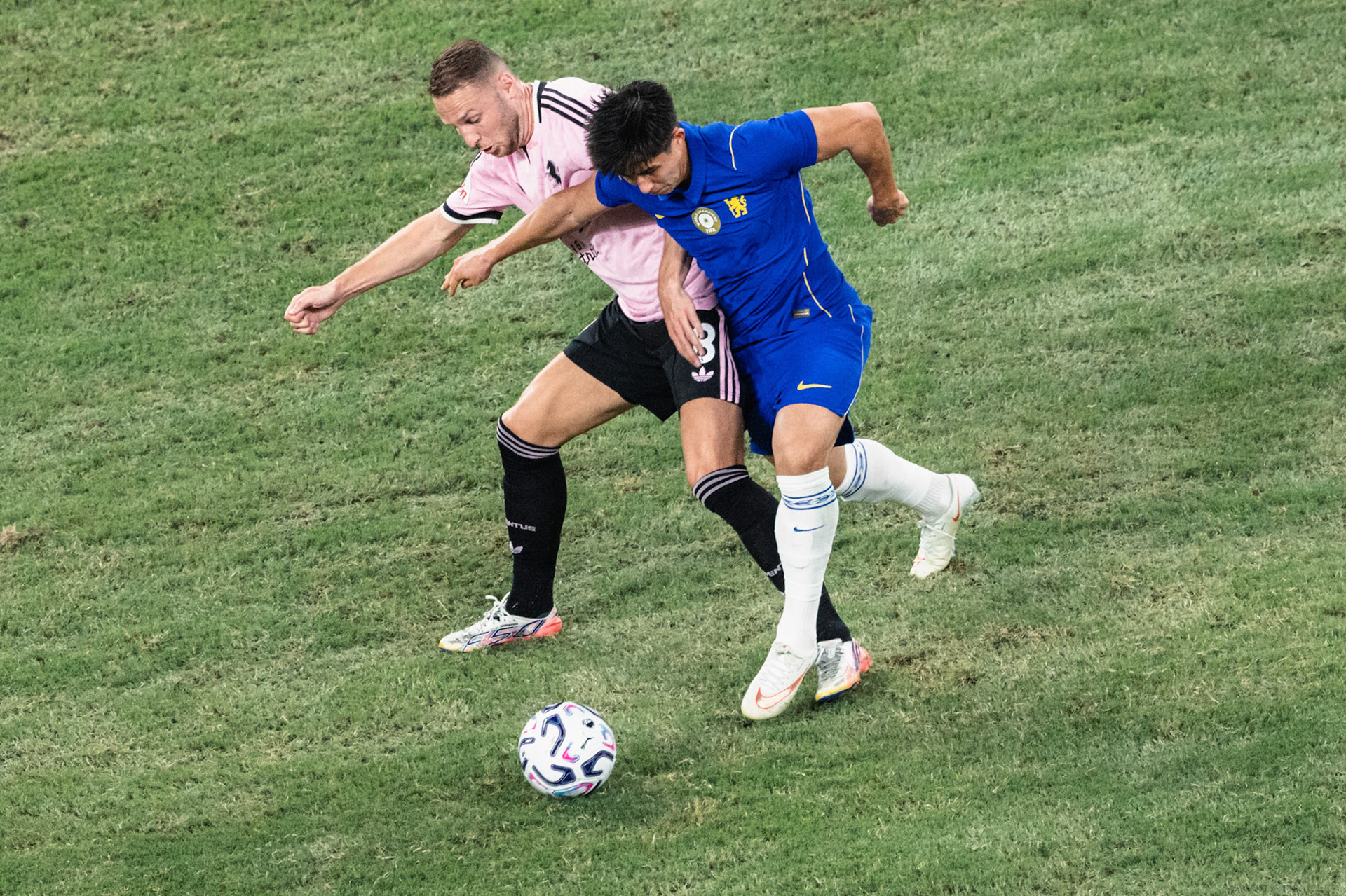 HONG KONG, China - AUGUST 05: Dastan Satpayev (No. 36) of Chelsea in action during Hong Kong Football Festival (HKFF) 2026 - Chelsea vs Juventus at Kai Tak Stadium on August 5, 2026 in Hong Kong, China, (Photo by Jack Ng/Alamy Live News)