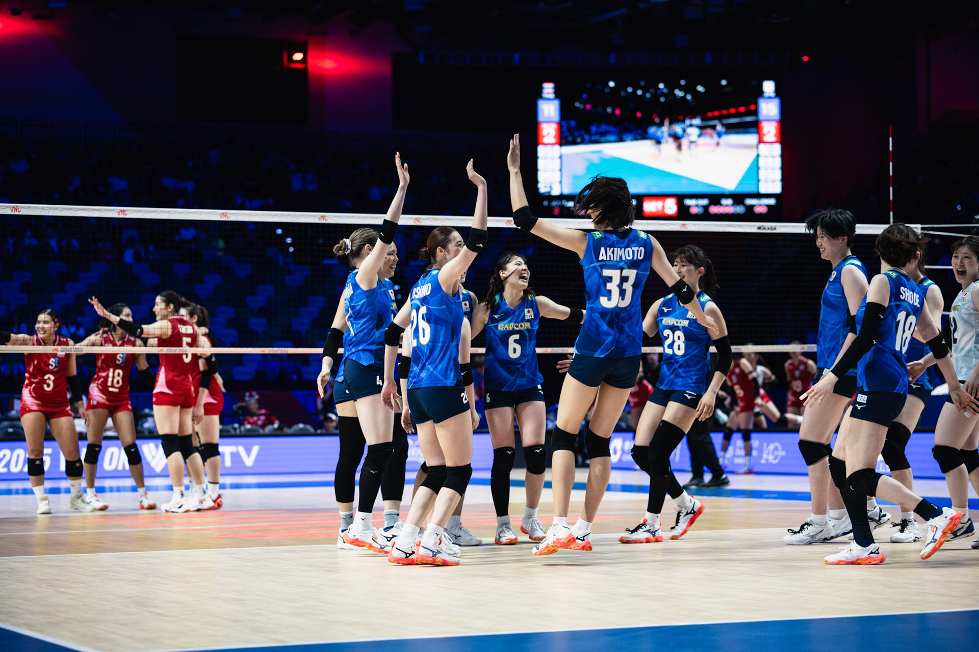 HONG KONG, China - JUNE  18:  during Volleyball Nations League Hong Kong 2025 at Kai Tak Arena on June 18, 2025 in Hong Kong, China, (Photo by Jack Ng/Pixel Images)