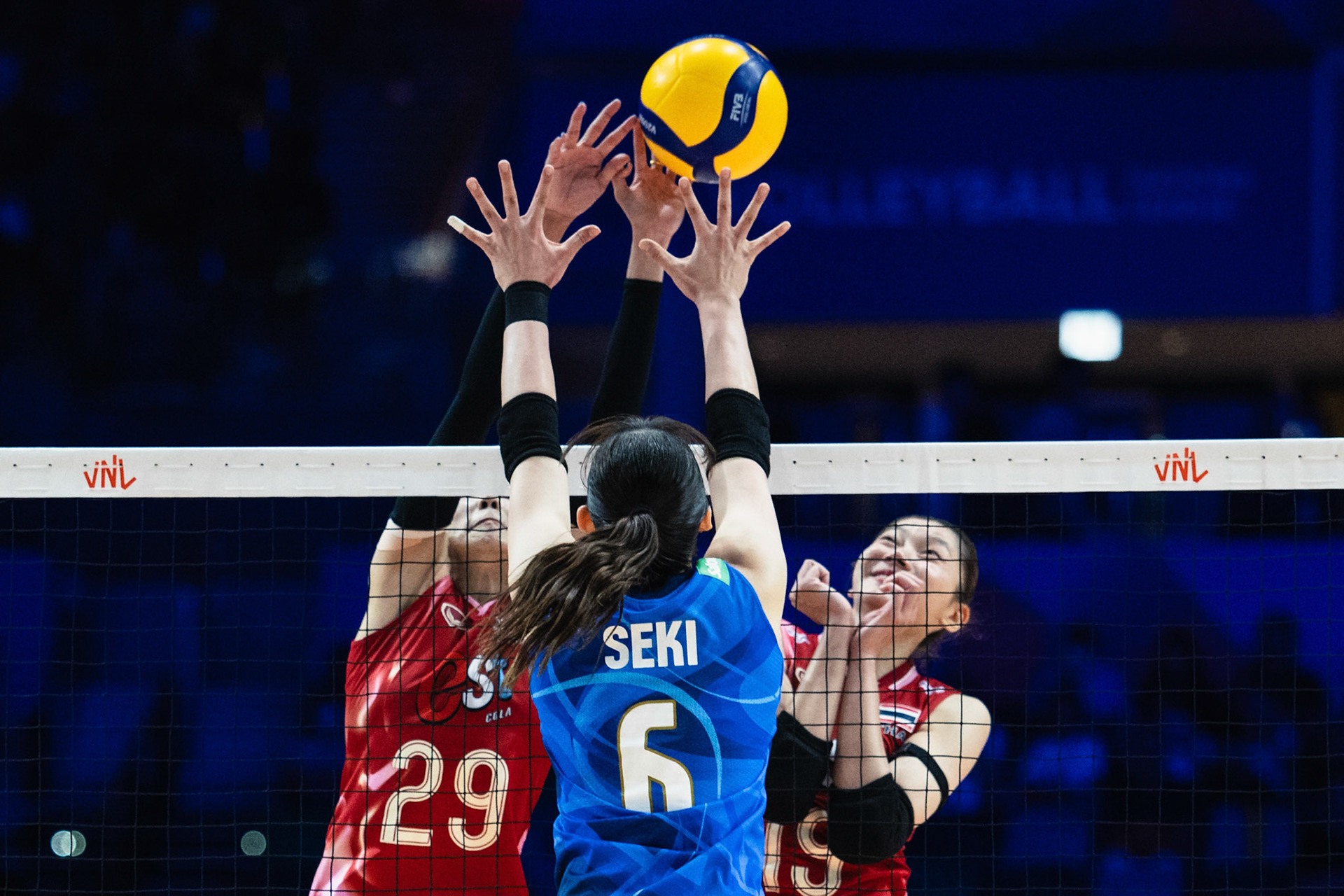 HONG KONG, China - JUNE  18:  during Volleyball Nations League Hong Kong 2025 at Kai Tak Arena on June 18, 2025 in Hong Kong, China, (Photo by Jack Ng/Pixel Images)