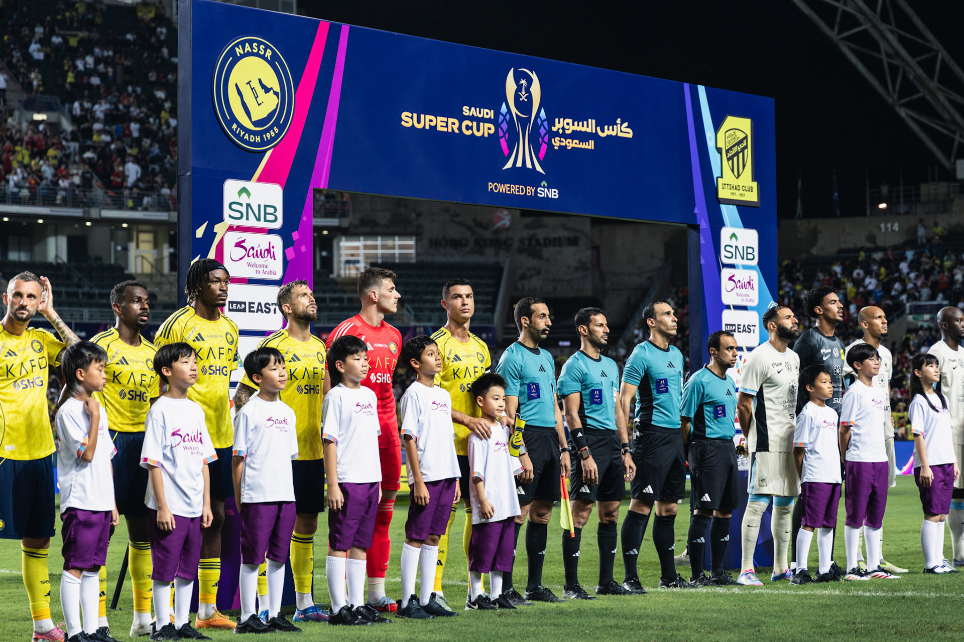 HONG KONG, China - AUGUST  19:  during Saudi Super Cup at Hong Kong Stadium on August 19, 2025 in Hong Kong, China, (Photo by Jack Ng/Jack8th.com)
