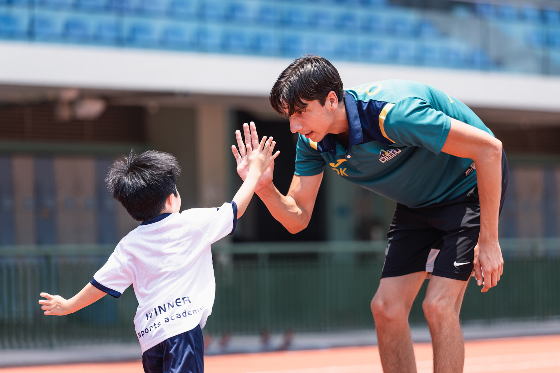 HONG KONG, China - JULY  27:  during Winner Sports Academy Training at Ma On Shan Sports Ground on July 27, 2025 in Hong Kong, China, (Photo by Jack Ng/)