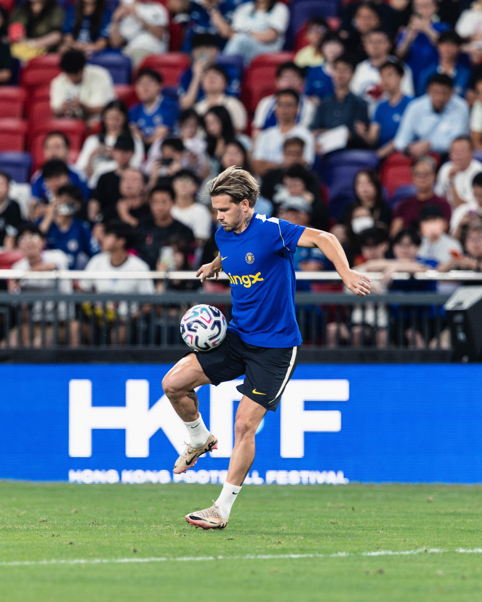 HONG KONG, China - AUGUST  04:  during Hong Kong Football Festival (HKFF) 2026 Pre-match press conference and open training of Chelsea vs Juventus at Kai Tak Stadium on August 4, 2026 in Hong Kong, China, (Photo by Jack Ng/Alamy Live News)