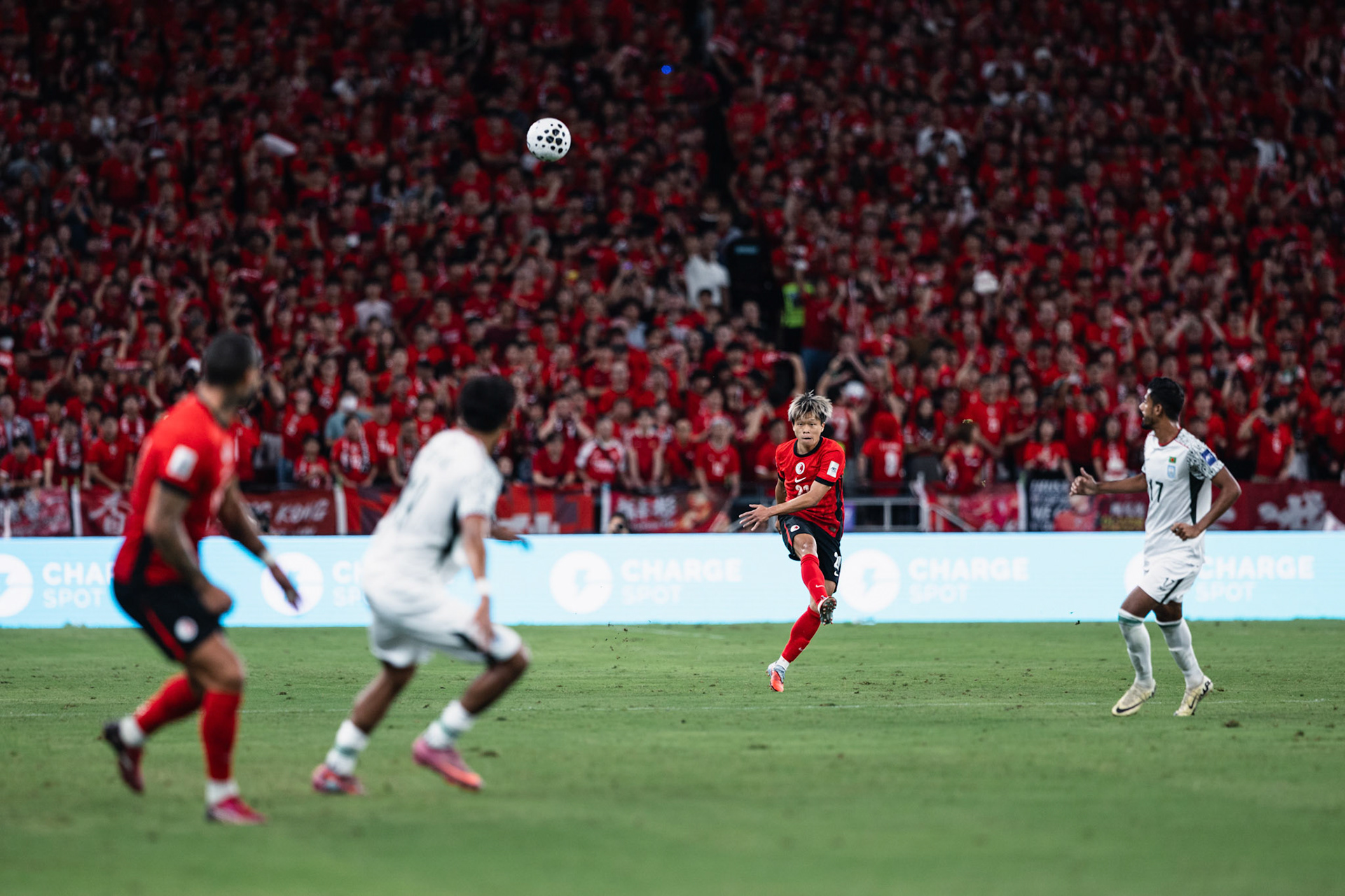 HONG KONG, China - OCTOBER  14:  during 2027 Asian Cup Qualifers - Hong Kong, China vs Bangladesh at Kai Tak Stadium on October 14, 2025 in Hong Kong, China, (Photo by Jack Ng/Pixel Images)