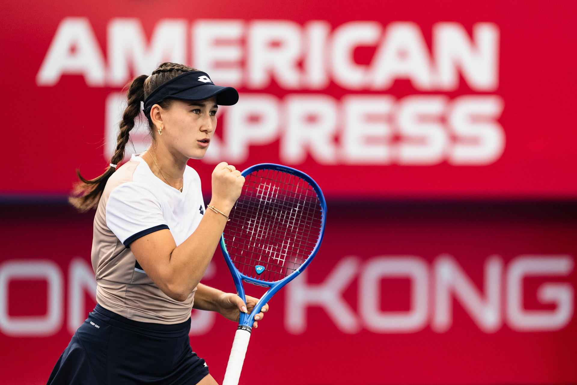 HONG KONG, China - Kamilla RAKHIMOVA and Aliaksandra SASNOVICH of Russia play against Momoko KOBORI of Japan and Peangtarn PLIPUECH of Thailand during WTA 250 - Prudential Hong Kong Tennis Open at Victoria Park Tennis Court on October 31, 2025 in Hong Kong, China, (Photo by Jack Ng/Alamy Live News)