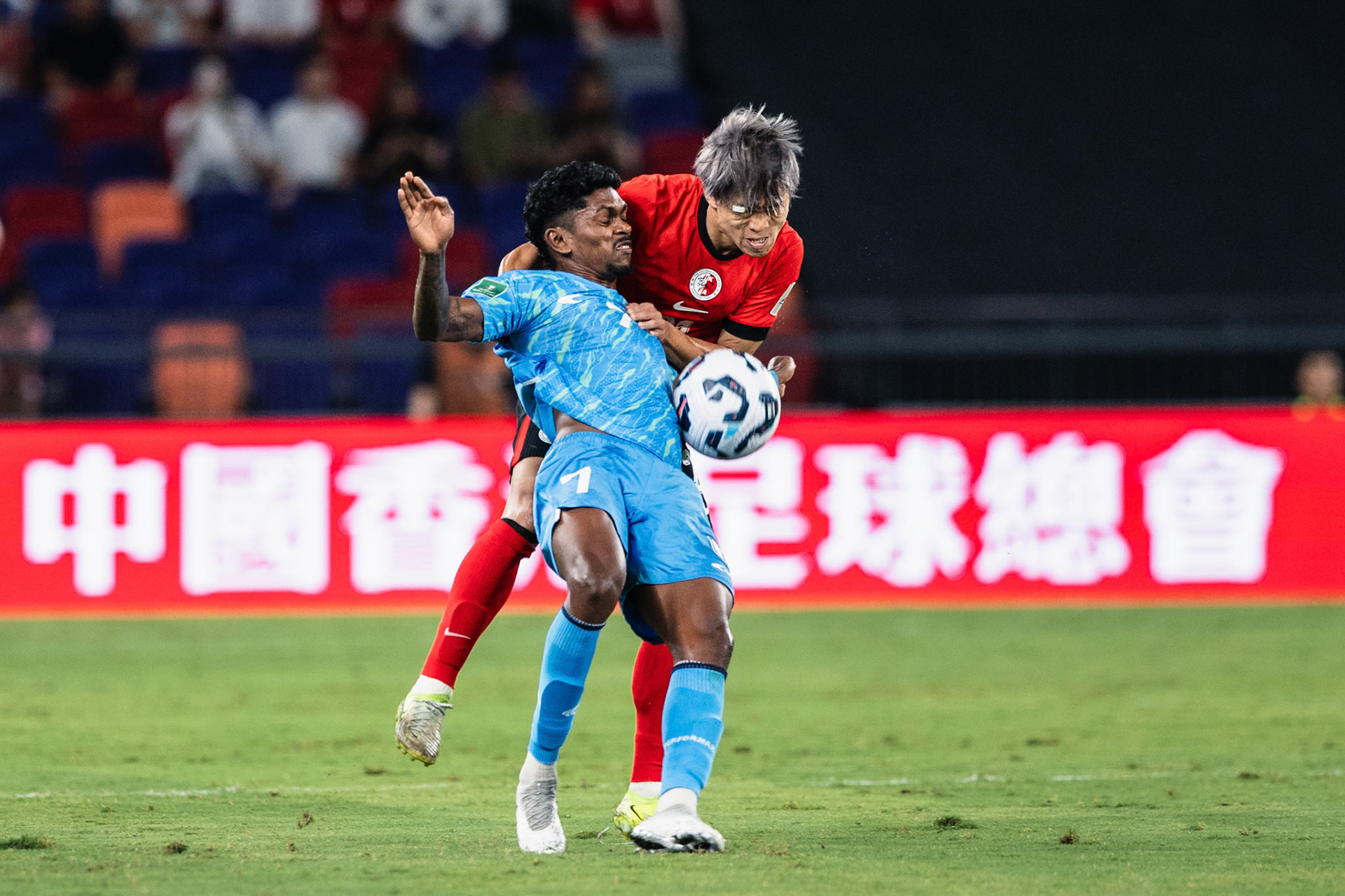 HONG KONG, China - JUNE  10:  during 2027 Asian Cup Qualifers - Hong Kong, China vs India at Kai Tak Stadium on June 10, 2025 in Hong Kong, China, (Photo by Jack Ng/Pixel Images)