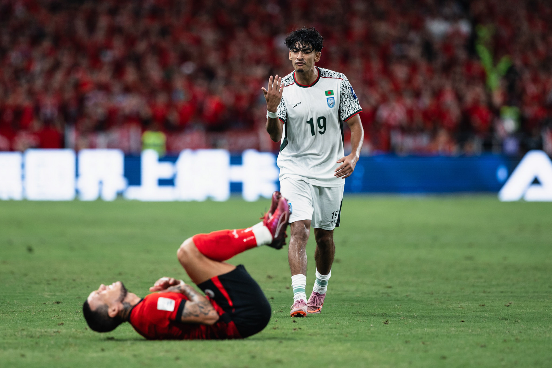HONG KONG, China - OCTOBER  14:  during 2027 Asian Cup Qualifers - Hong Kong, China vs Bangladesh at Kai Tak Stadium on October 14, 2025 in Hong Kong, China, (Photo by Jack Ng/Pixel Images)