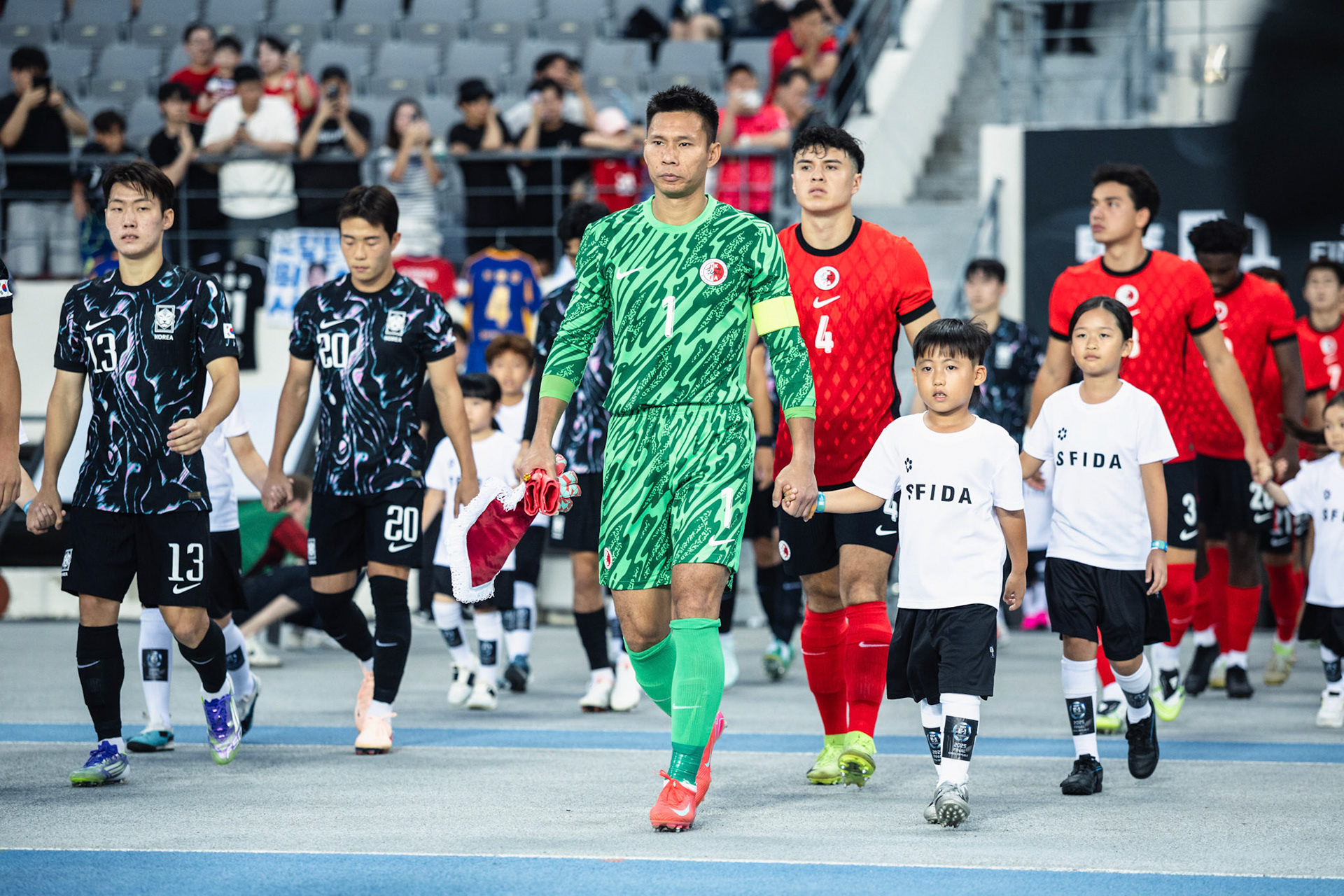 YONGIN, South Korea - JULY  11:  during EAFF E-1 Football Championship at Yongin Mireu Stadium on July 11, 2025 in Yongin, South Korea, (Photo by Jack Ng/Pixel Images)