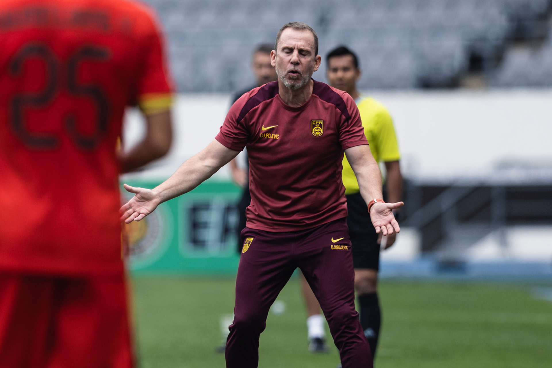 YONGIN, South Korea - JULY  15:  during EAFF E-1 Football Championship - China PR vs Hong Kong, China at Yongin Mireu Stadium on July 15, 2025 in Yongin, South Korea, (Photo by Jack Ng/Pixel Images)
