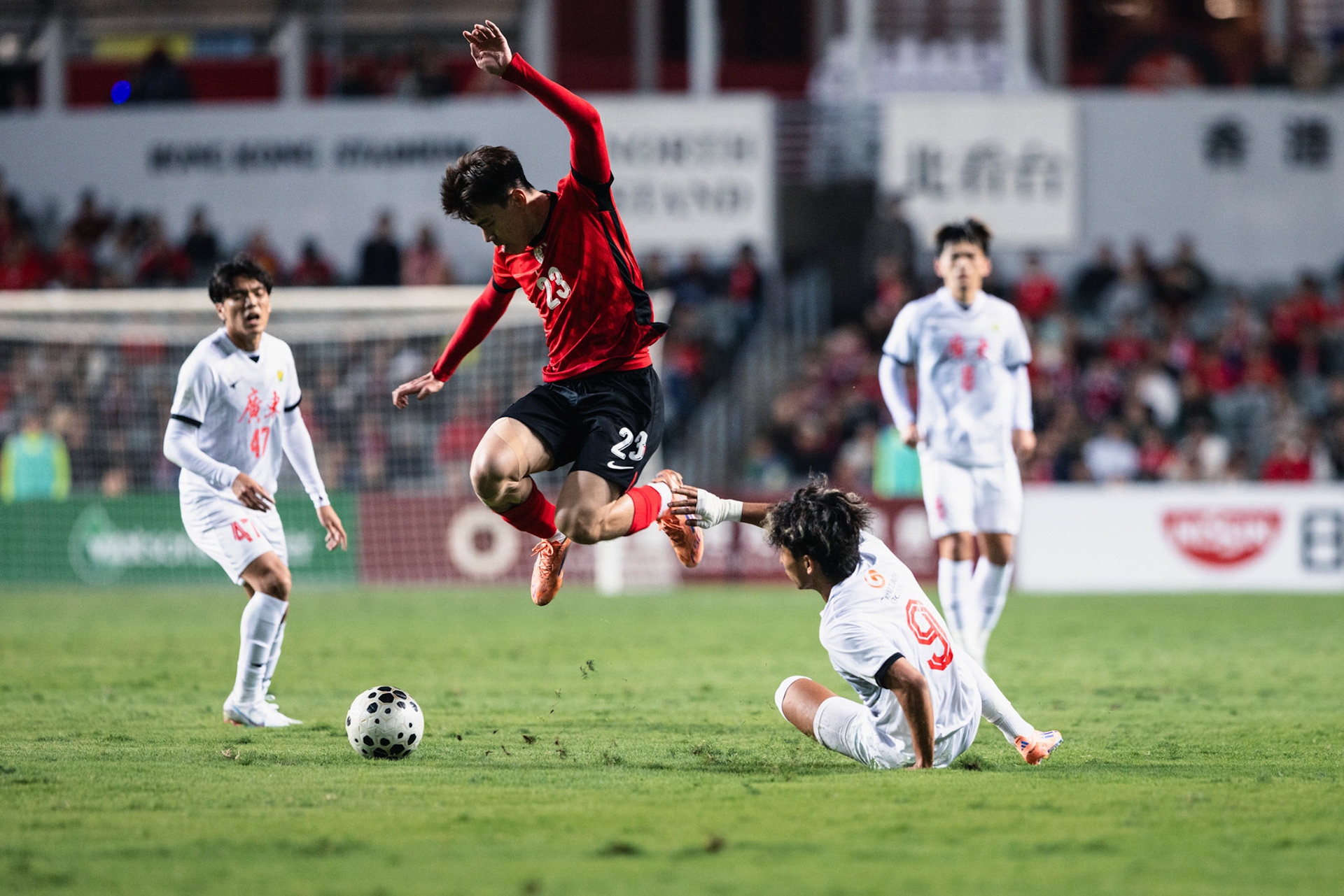 HONG KONG, China - DECEMBER 28: during 44th Guangdong - Hong Kong Cup, match between Hong Kong and Guangdong at Hong Kong Stadium on December 28, 2025 in Hong Kong, China, (Photo by Jack Ng/Alamy Live News)