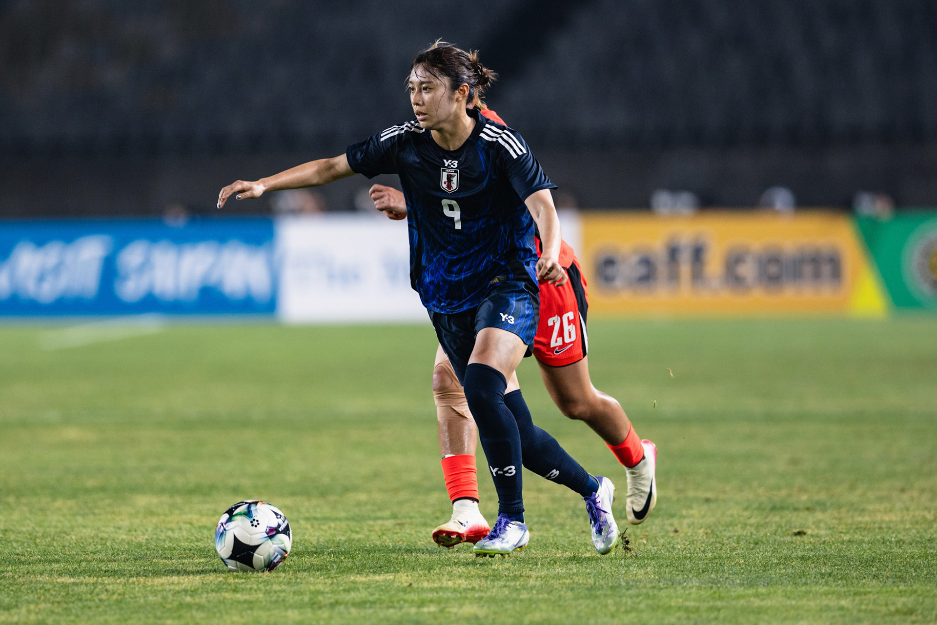 HWASEONG, South Korea - JULY  13:  during EAFF E-1 Football Championship - South Korea vs Japan at Hwaseong Sports Complex on July 13, 2025 in Hwaseong, South Korea, (Photo by Jack Ng/Pixel Images)