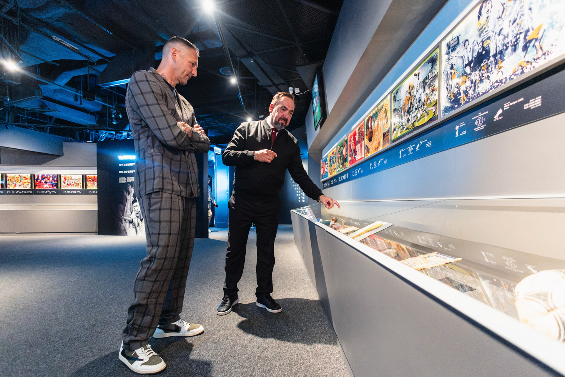 HONG KONG, China - MAY 28: 2006 FIFA World Cup winner Marco Materazzi and Marco Fazzone, Managing Director of the FIFA Museum joins the Grand Opening of FIFA Museum in Hong Kong at FIFA Museum Hong Kong, Causeway Bay on May 28, 2026 in Hong Kong, China, (Photo by Jack Ng/Alamy Live News)