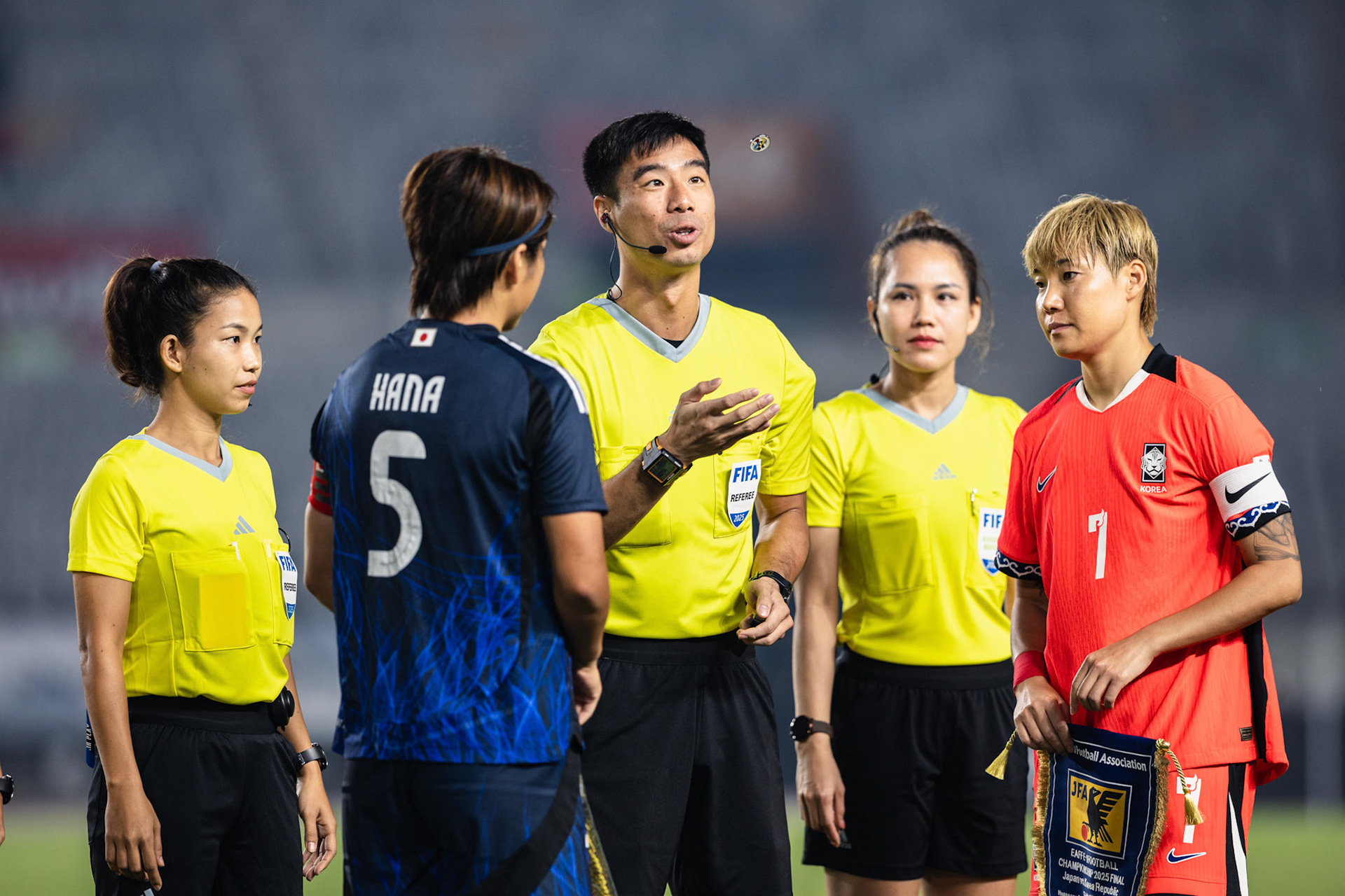 HWASEONG, South Korea - JULY  13:  during EAFF E-1 Football Championship - South Korea vs Japan at Hwaseong Sports Complex on July 13, 2025 in Hwaseong, South Korea, (Photo by Jack Ng/Pixel Images)
