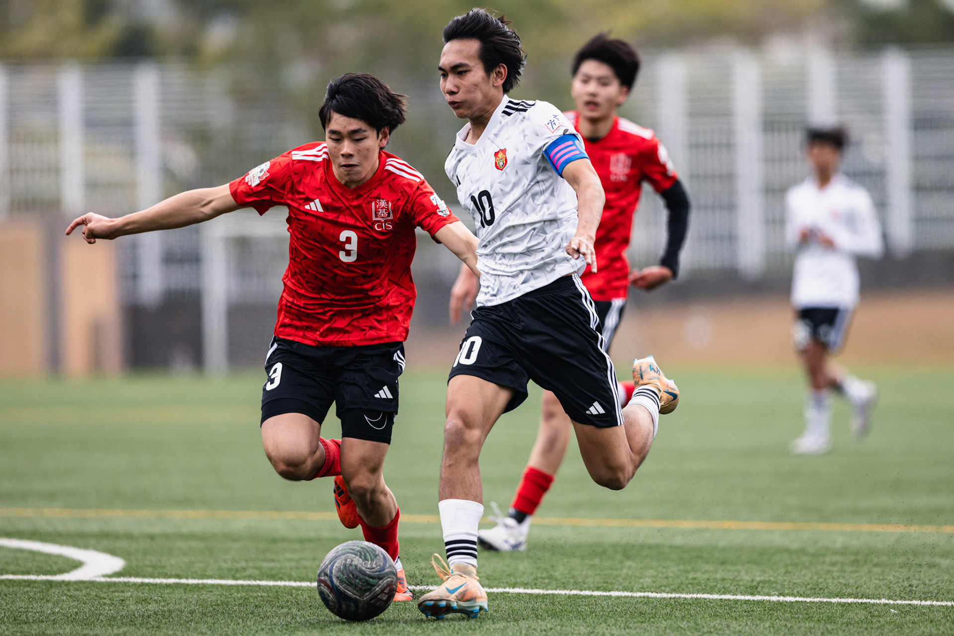 HONG KONG, China - FEBRUARY 09: during SamGor All Hong Kong Schools Jing Ying Football Tournament 2025-26 - Chinese International School vs Diocesan Boys' School at Po Kong Village Road Park Artificial Turf Soccer Pitch on February 9, 2026 in Hong Kong, China, (Photo by Jack Ng/)