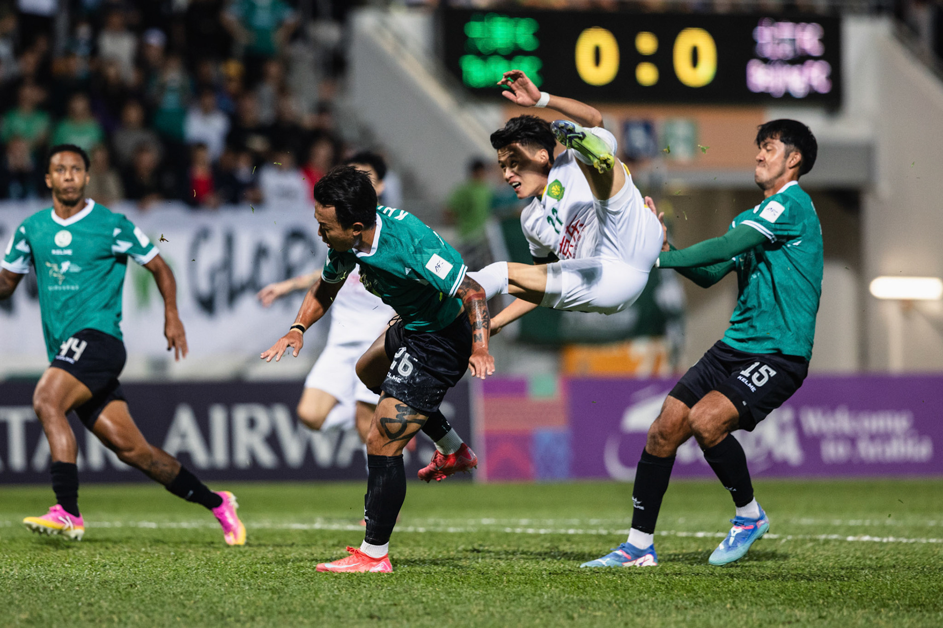 Mong Kok Stadium, HONG KONG, China - OCTOBER  23:  during AFC Champions League TWO - Tai Po Football Club vs Beijing FC at Mong Kok Stadium on October 23, 2025 in Hong Kong, China, (Photo by Jack Ng/Jack Ng/Alamy Live News)