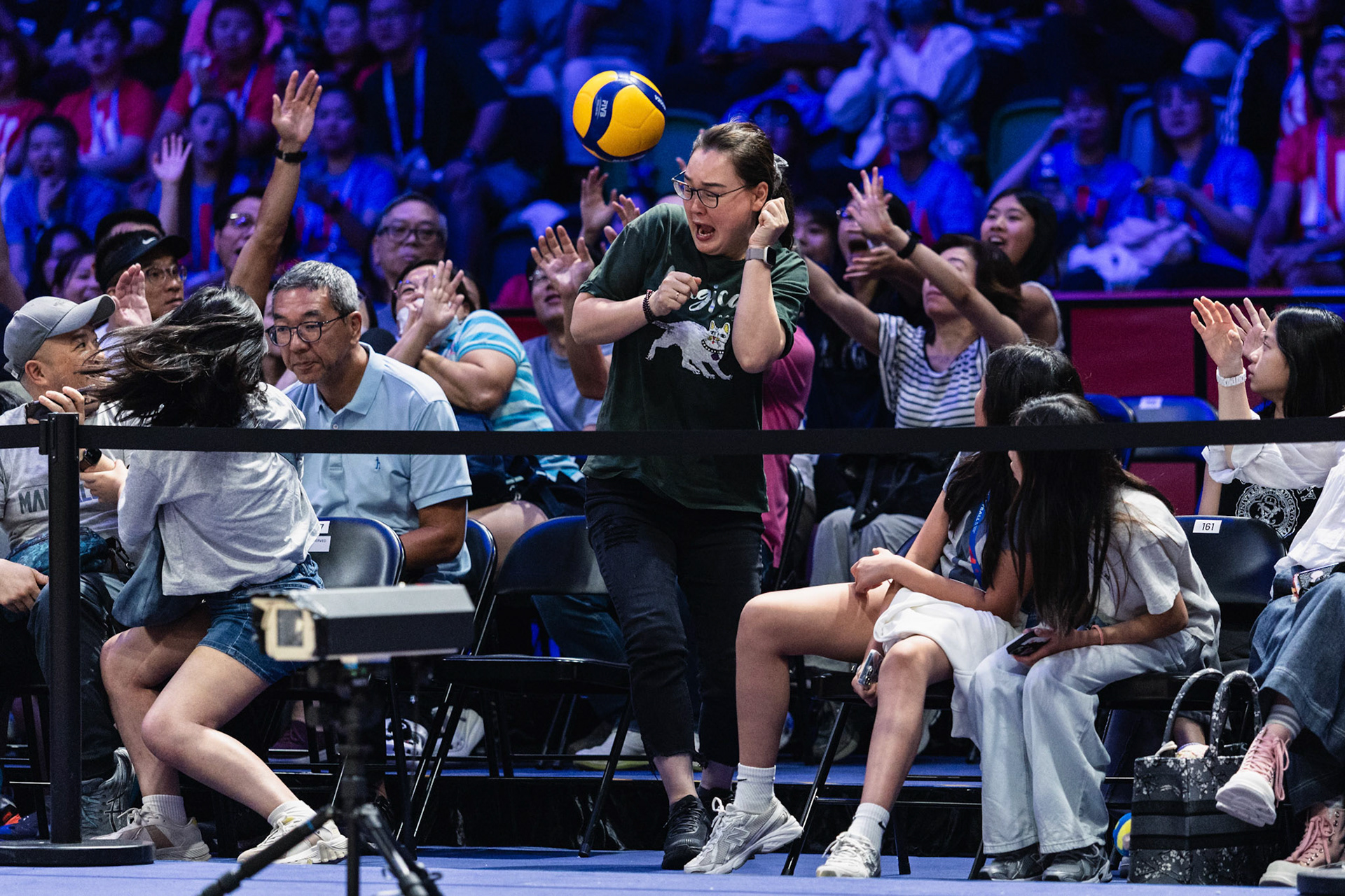 HONG KONG, China - JUNE  20:  during Volleyball Nations League Hong Kong 2025 at Kai Tak Arena on June 20, 2025 in Hong Kong, China, (Photo by Jack Ng/Pixel Images)
