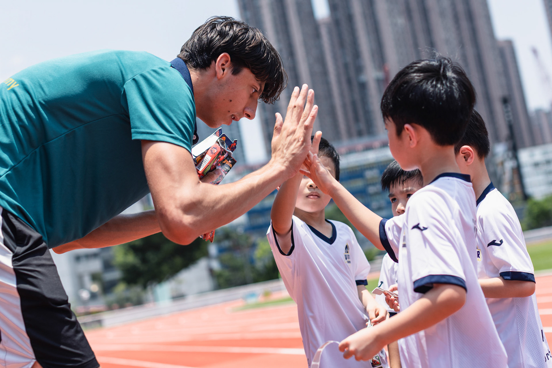 HONG KONG, China - JULY  27:  during Winner Sports Academy Training at Ma On Shan Sports Ground on July 27, 2025 in Hong Kong, China, (Photo by Jack Ng/)