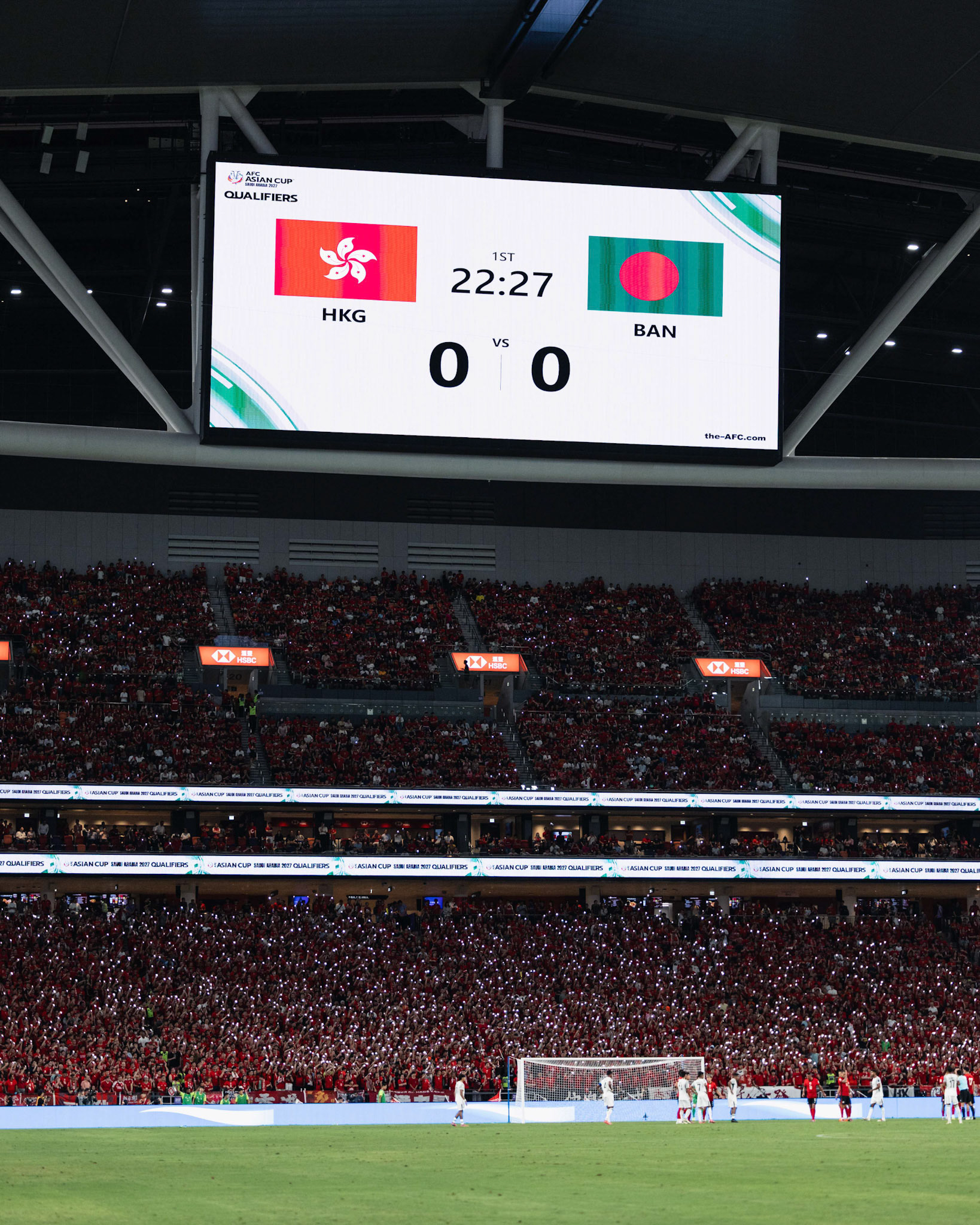 HONG KONG, China - OCTOBER  14:  during 2027 Asian Cup Qualifers - Hong Kong, China vs Bangladesh at Kai Tak Stadium on October 14, 2025 in Hong Kong, China, (Photo by Jack Ng/Pixel Images)