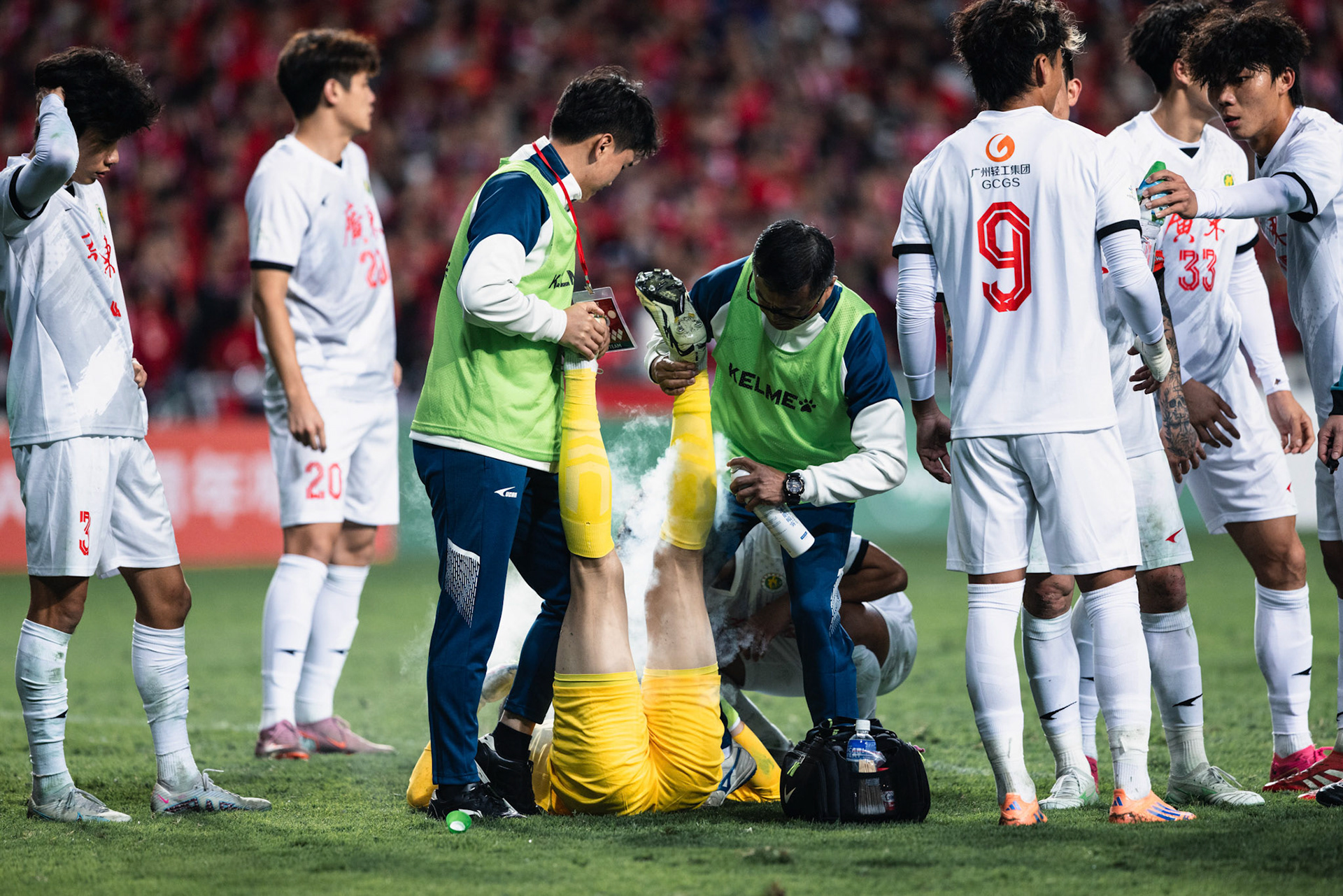 HONG KONG, China - DECEMBER 28: during 44th Guangdong - Hong Kong Cup, match between Hong Kong and Guangdong at Hong Kong Stadium on December 28, 2025 in Hong Kong, China, (Photo by Jack Ng/Alamy Live News)