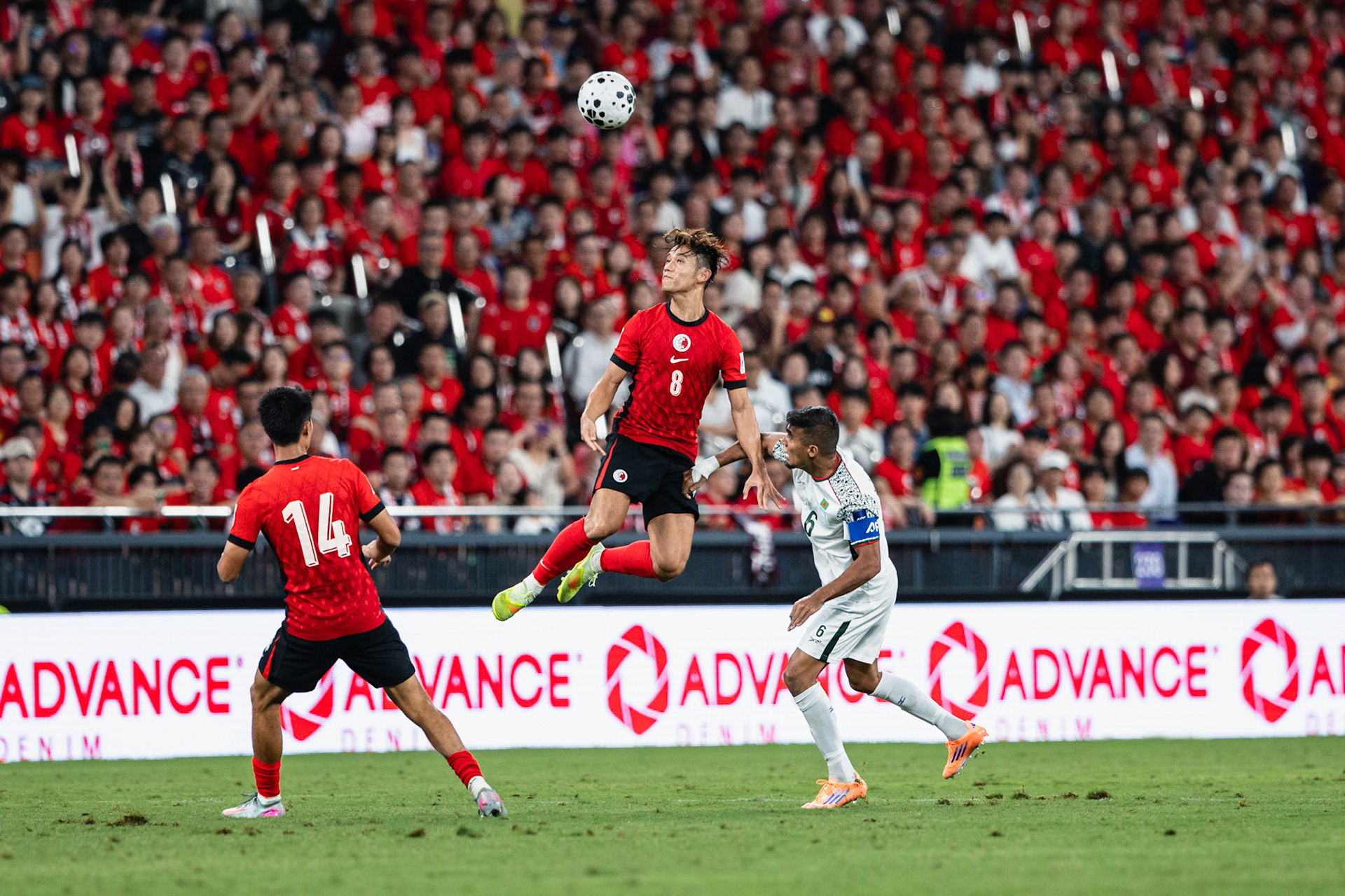 HONG KONG, China - OCTOBER  14:  during 2027 Asian Cup Qualifers - Hong Kong, China vs Bangladesh at Kai Tak Stadium on October 14, 2025 in Hong Kong, China, (Photo by Jack Ng/Pixel Images)