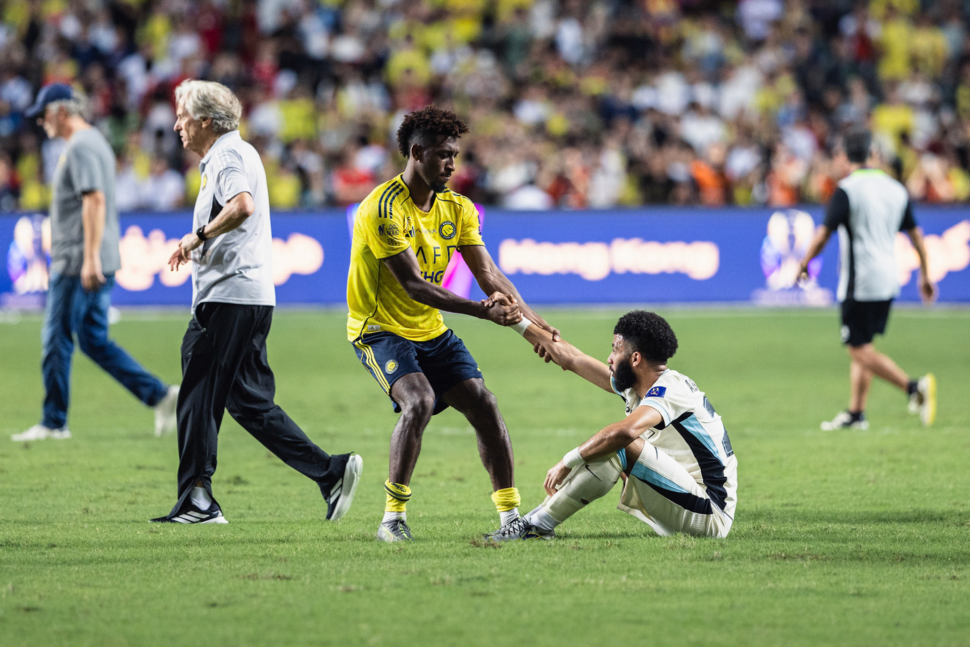 HONG KONG, China - AUGUST  19:  during Saudi Super Cup at Hong Kong Stadium on August 19, 2025 in Hong Kong, China, (Photo by Jack Ng/Jack8th.com)