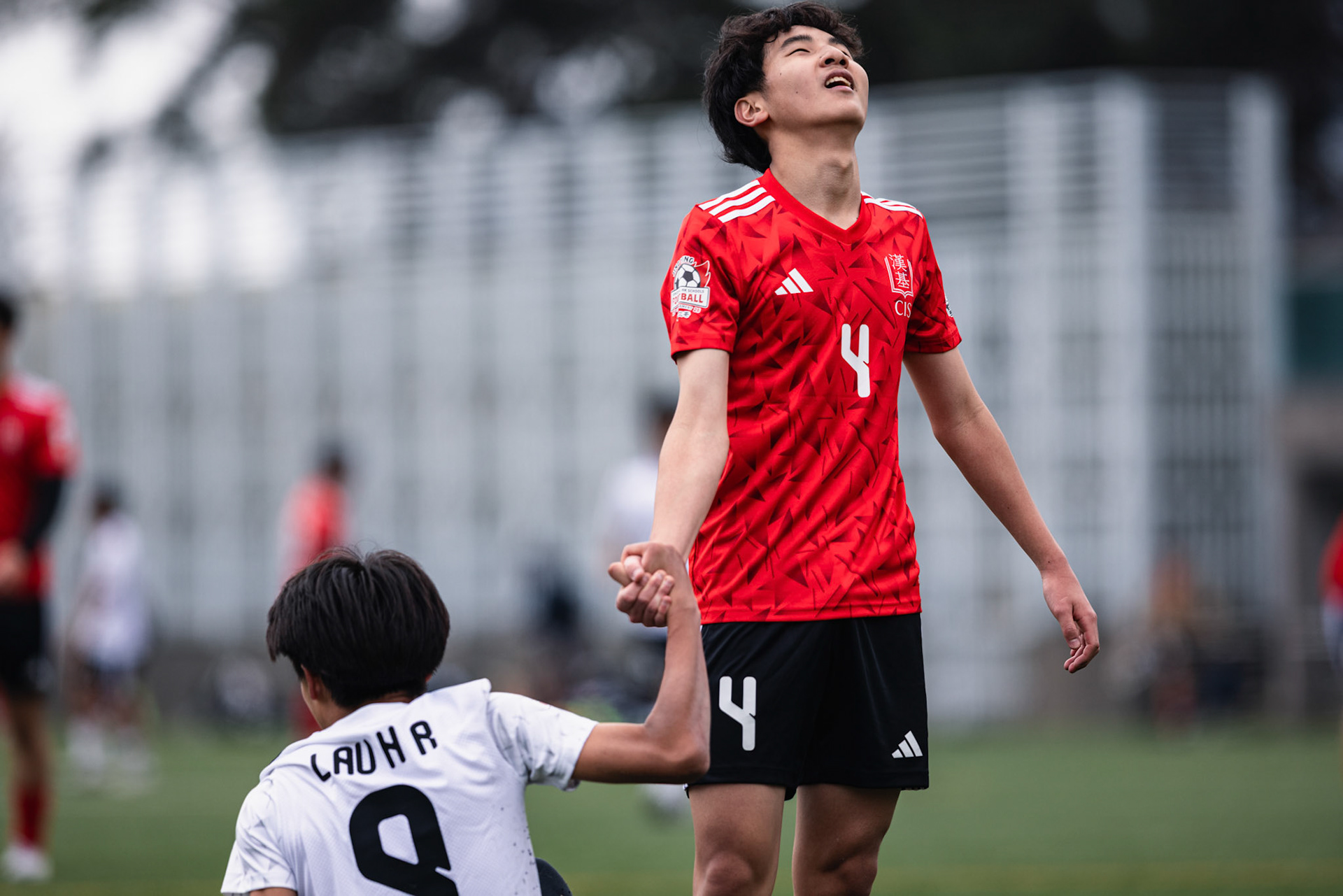 HONG KONG, China - FEBRUARY 09: during SamGor All Hong Kong Schools Jing Ying Football Tournament 2025-26 - Chinese International School vs Diocesan Boys' School at Po Kong Village Road Park Artificial Turf Soccer Pitch on February 9, 2026 in Hong Kong, China, (Photo by Jack Ng/)