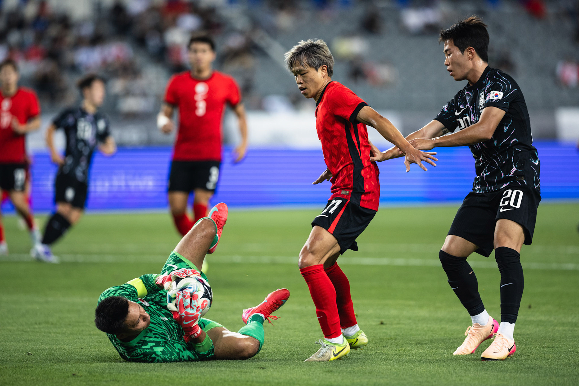 YONGIN, South Korea - JULY  11:  during EAFF E-1 Football Championship at Yongin Mireu Stadium on July 11, 2025 in Yongin, South Korea, (Photo by Jack Ng/Pixel Images)