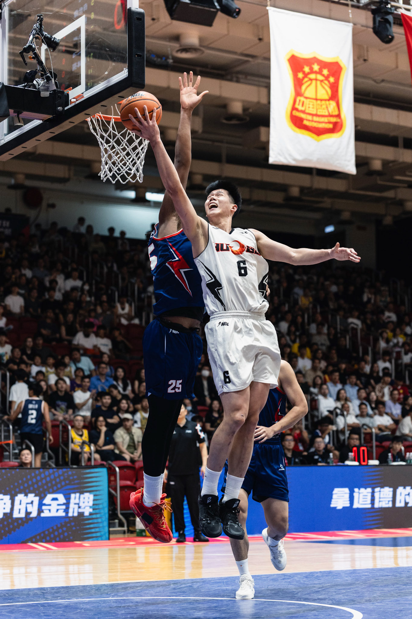 HONG KONG, China - AUGUST  07:  during NBL 2025 Hong Kong Bulls vs Hubei Wenlv at Southorn Stadium on August 7, 2025 in Hong Kong, China, (Photo by Jack Ng/NH_FOTO)