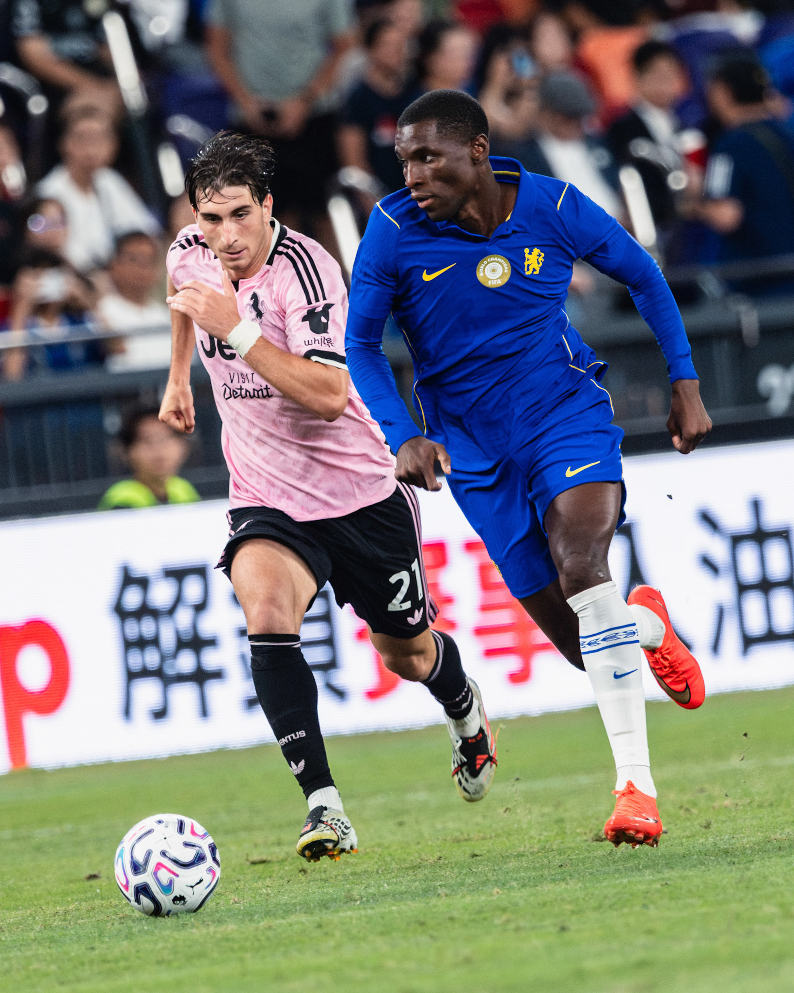 HONG KONG, China - AUGUST  05: Nicolas Jackson of Chelsea in action during Hong Kong Football Festival (HKFF) 2026 - Chelsea vs Juventus at Kai Tak Stadium on August 5, 2026 in Hong Kong, China, (Photo by Jack Ng/Alamy Live News)
