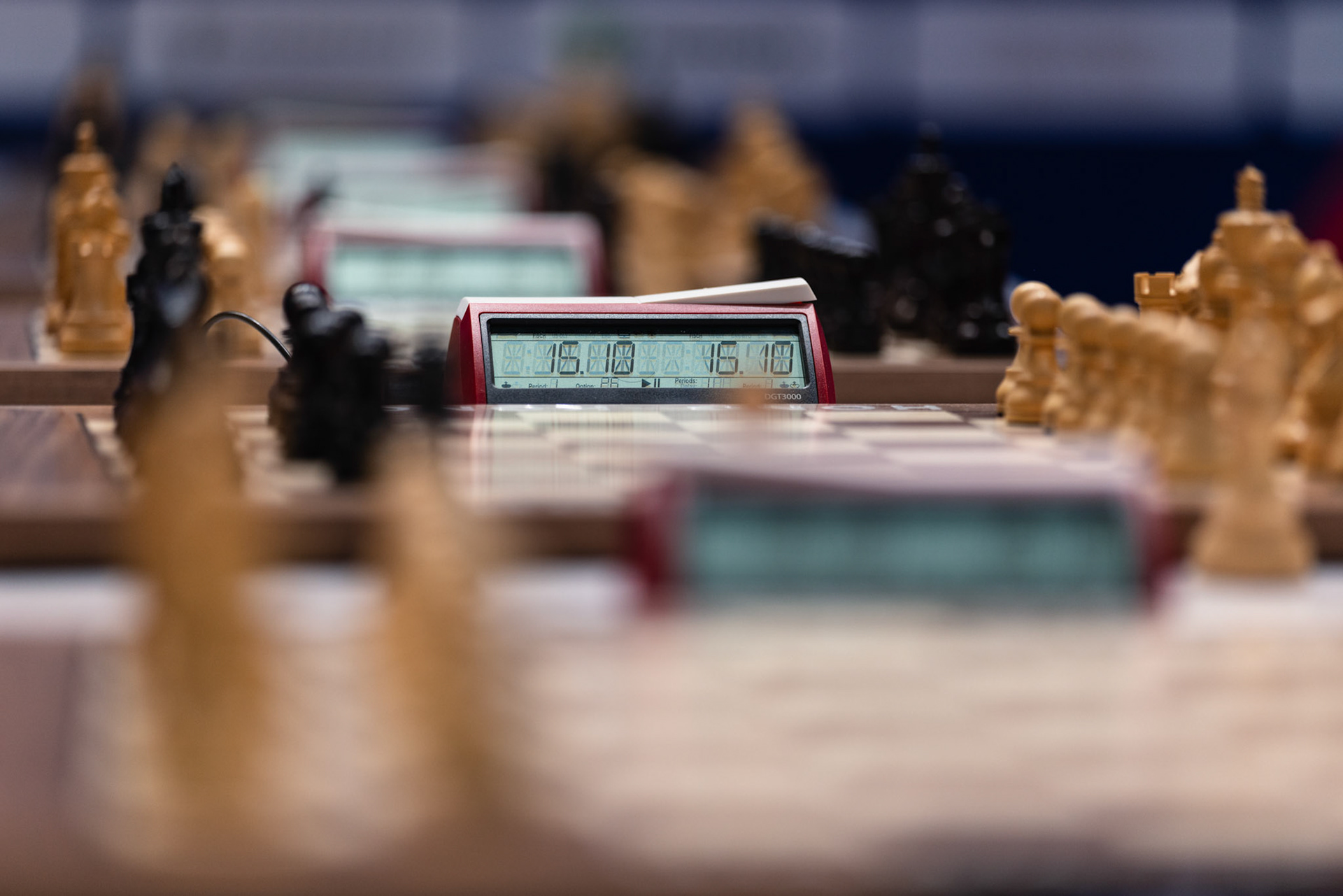 HONG KONG, China - JUNE 19: a detail view shows the FIDE World Team Rapid and Blitz Chess Championships 2026 at Queen Elizabeth Stadium on June 19, 2026 in Hong Kong, China, (Photo by Jack Ng/Alamy Live News)
