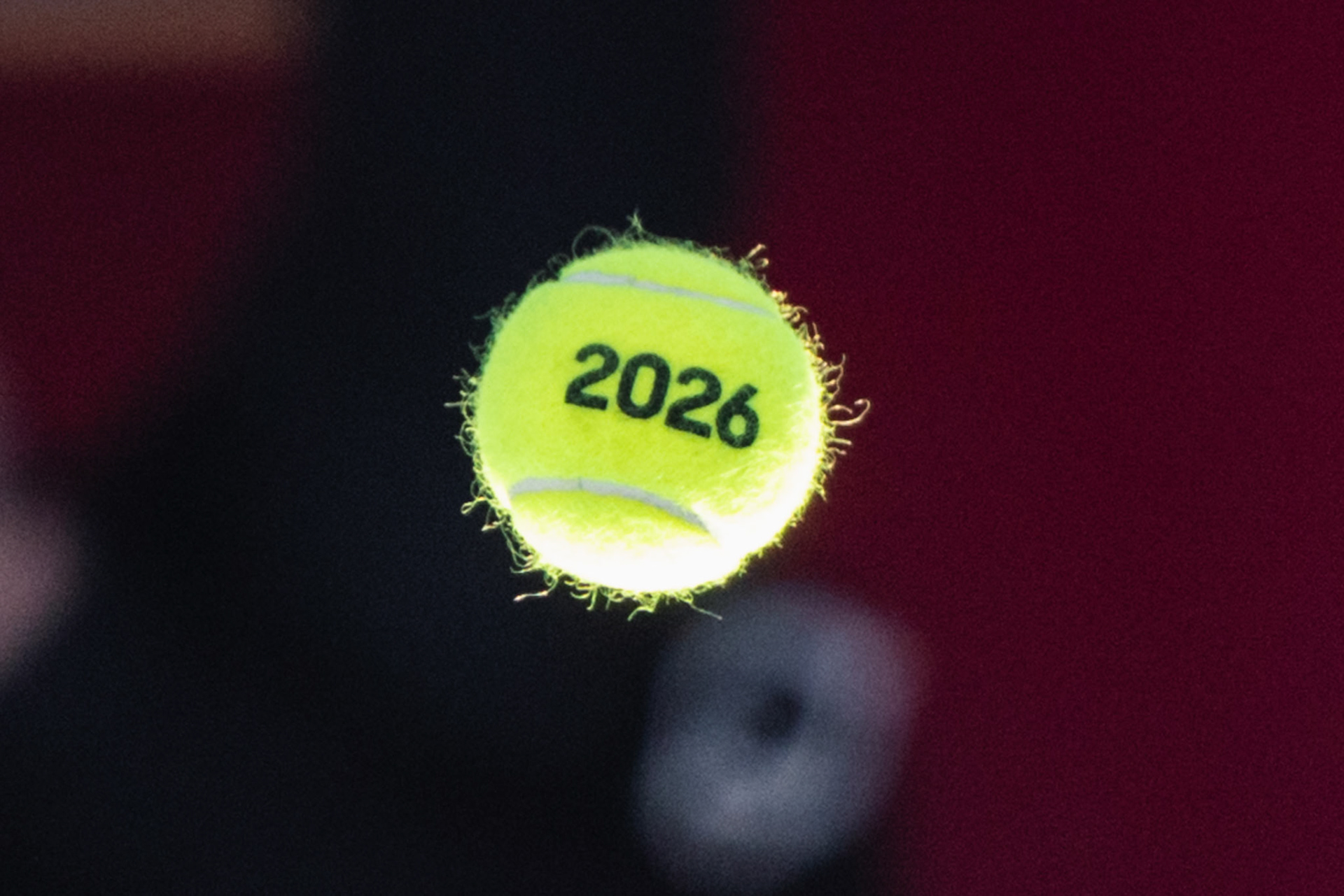 HONG KONG, China - JANUARY 04: The ball in the air during Bank of China Hong Kong Tennis Open 2026 (ATP 250) men's single qualifying match against Cristian Garin of Chile at Victoria Park Tennis Centre Court on January 4, 2026 in Hong Kong, China, (Photo by Jack Ng/Alamy Live News)