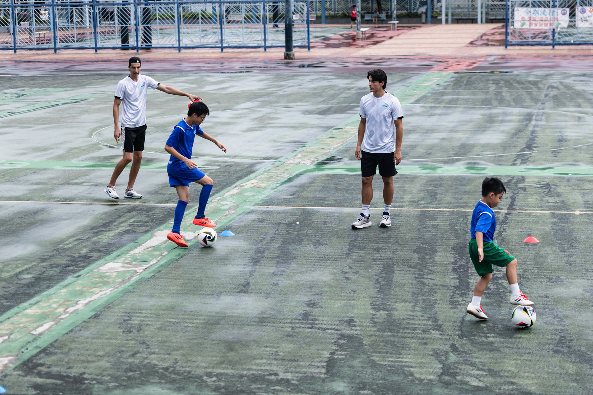 HONG KONG, China - AUGUST  18:  during Total Sports Academy Football Training at Yuen Long on August 18, 2025 in Hong Kong, China, (Photo by Jack Ng/Jack8th.com)