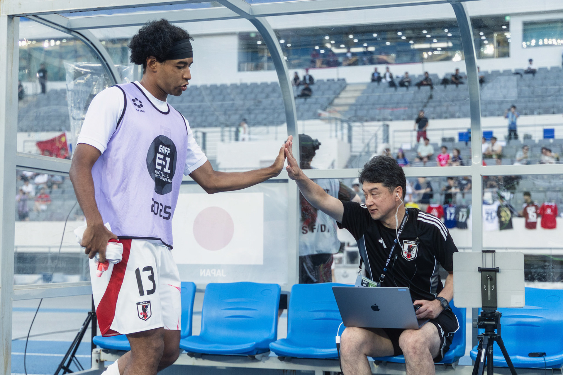 YONGIN, South Korea - JULY  12:  during EAFF E-1 Football Championship - Japan vs China at Yongin Mireu Stadium on July 12, 2025 in Yongin, South Korea, (Photo by Jack Ng/Pixel Images)
