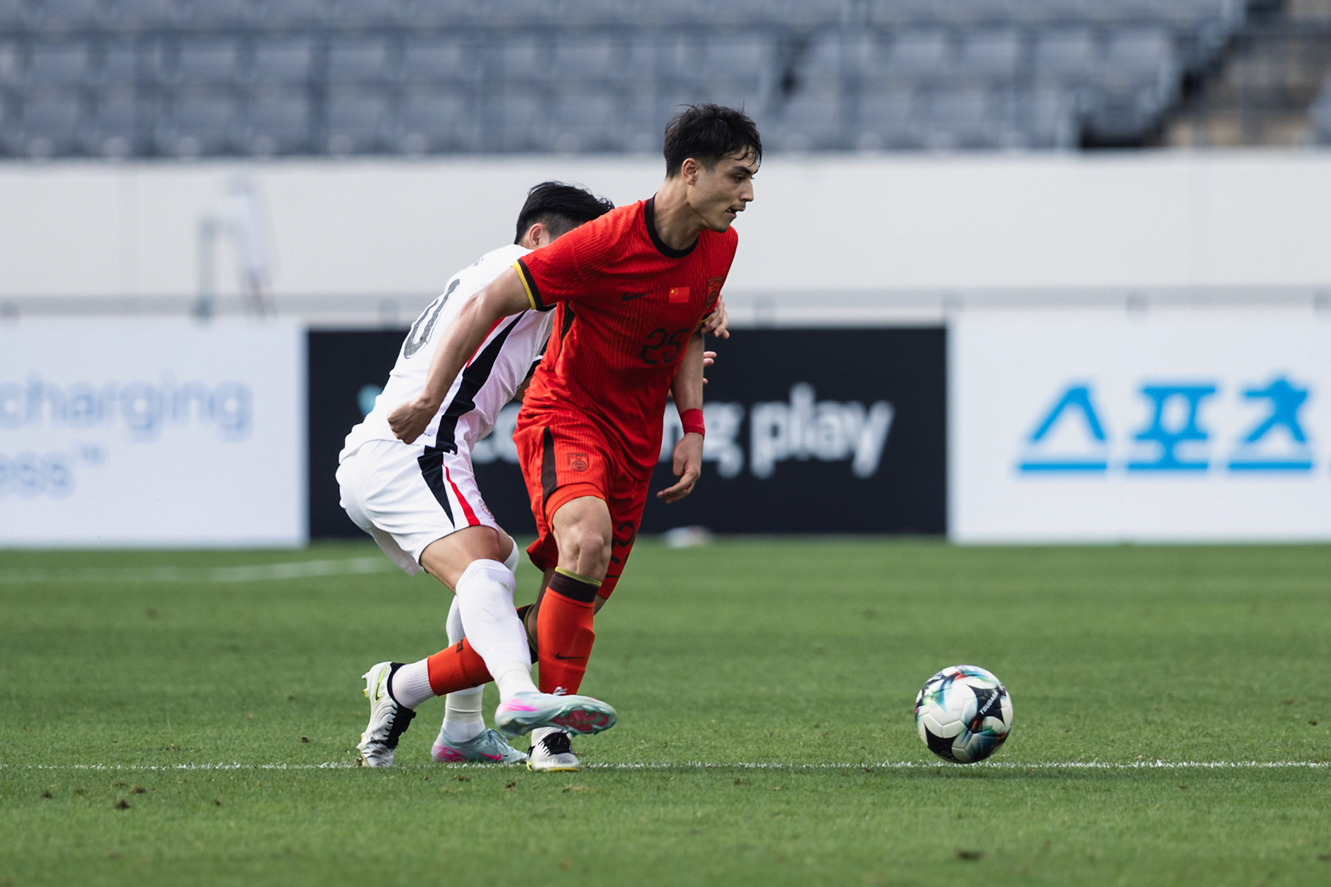 YONGIN, South Korea - JULY  15:  during EAFF E-1 Football Championship - China PR vs Hong Kong, China at Yongin Mireu Stadium on July 15, 2025 in Yongin, South Korea, (Photo by Jack Ng/Pixel Images)
