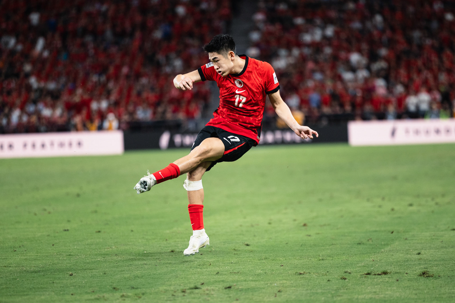 HONG KONG, China - OCTOBER  14:  during 2027 Asian Cup Qualifers - Hong Kong, China vs Bangladesh at Kai Tak Stadium on October 14, 2025 in Hong Kong, China, (Photo by Jack Ng/Pixel Images)