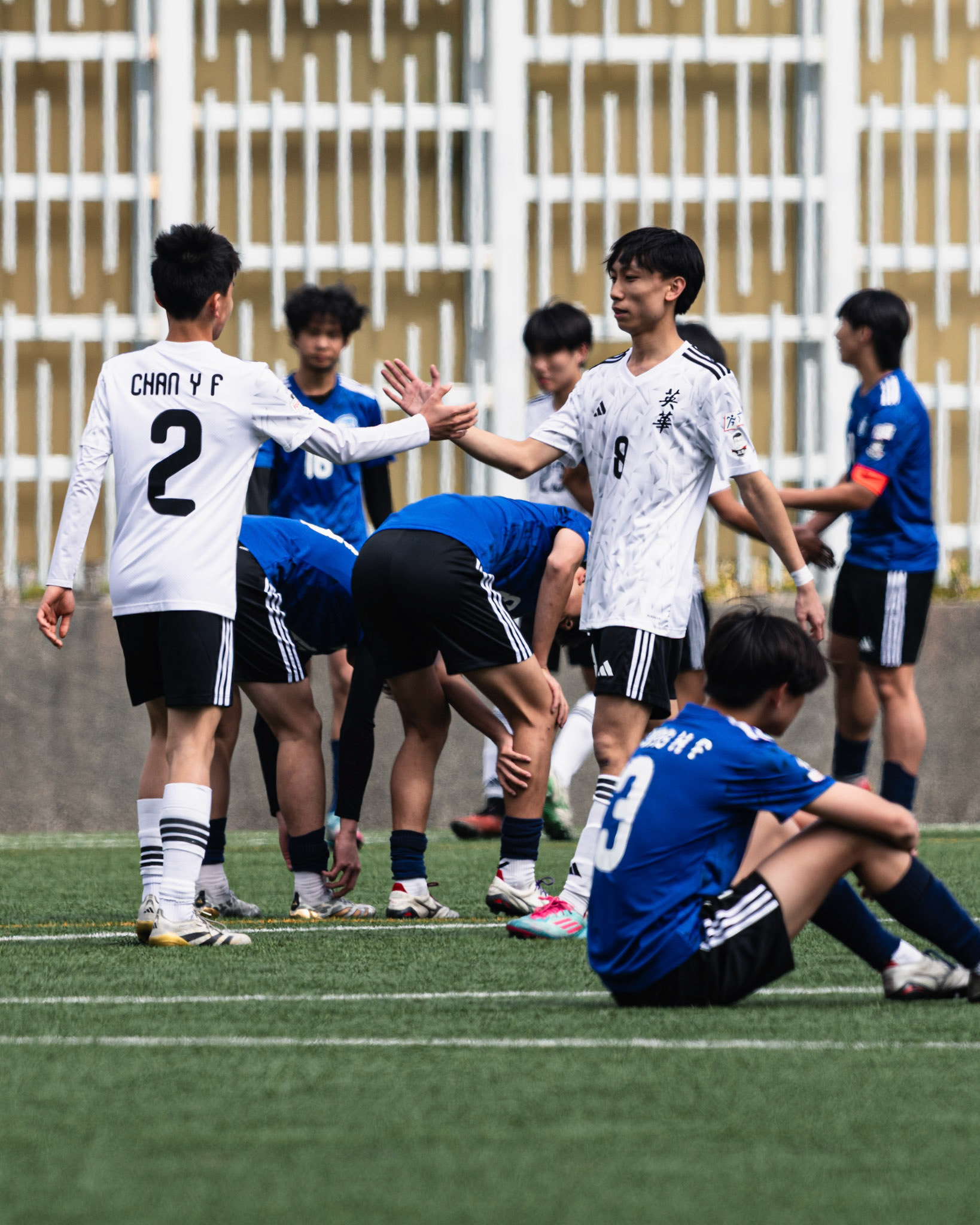 HONG KONG, China - FEBRUARY 09: during SamGor All Hong Kong Schools Jing Ying Football Tournament 2025-26 - Jockey Club Ti-I College vs Ying Wa College at Po Kong Village Road Park  Artificial Turf Soccer Pitch on February 9, 2026 in Hong Kong, China, (Photo by Jack Ng/)