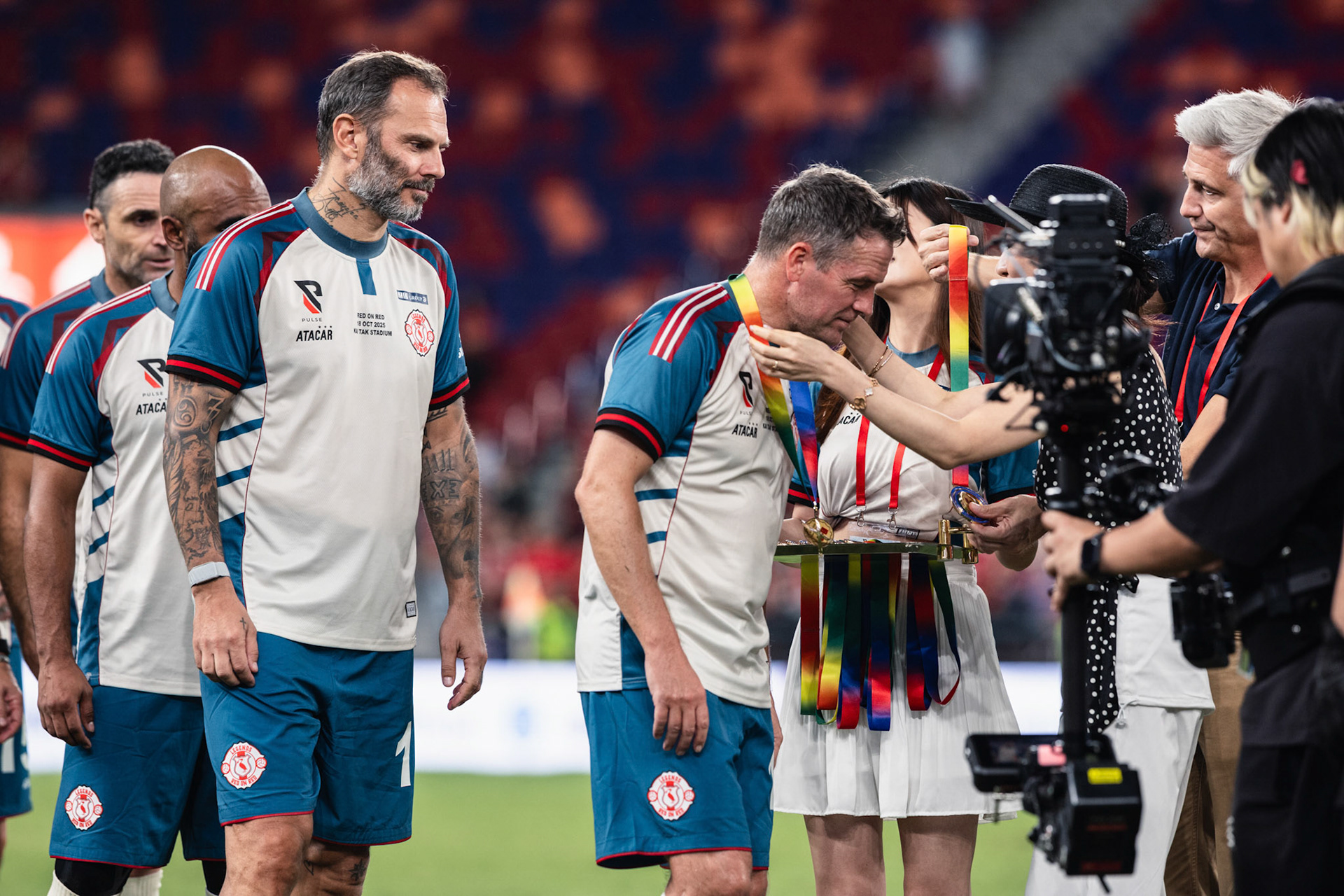 Kai Tak Stadium, HONG KONG, China - OCTOBER 18:  during Red on Red 2025 at Kai Tak Stadium on October 18, 2025 in Hong Kong, China, (Photo by Jack Ng/Jack Ng/Alamy Live News)