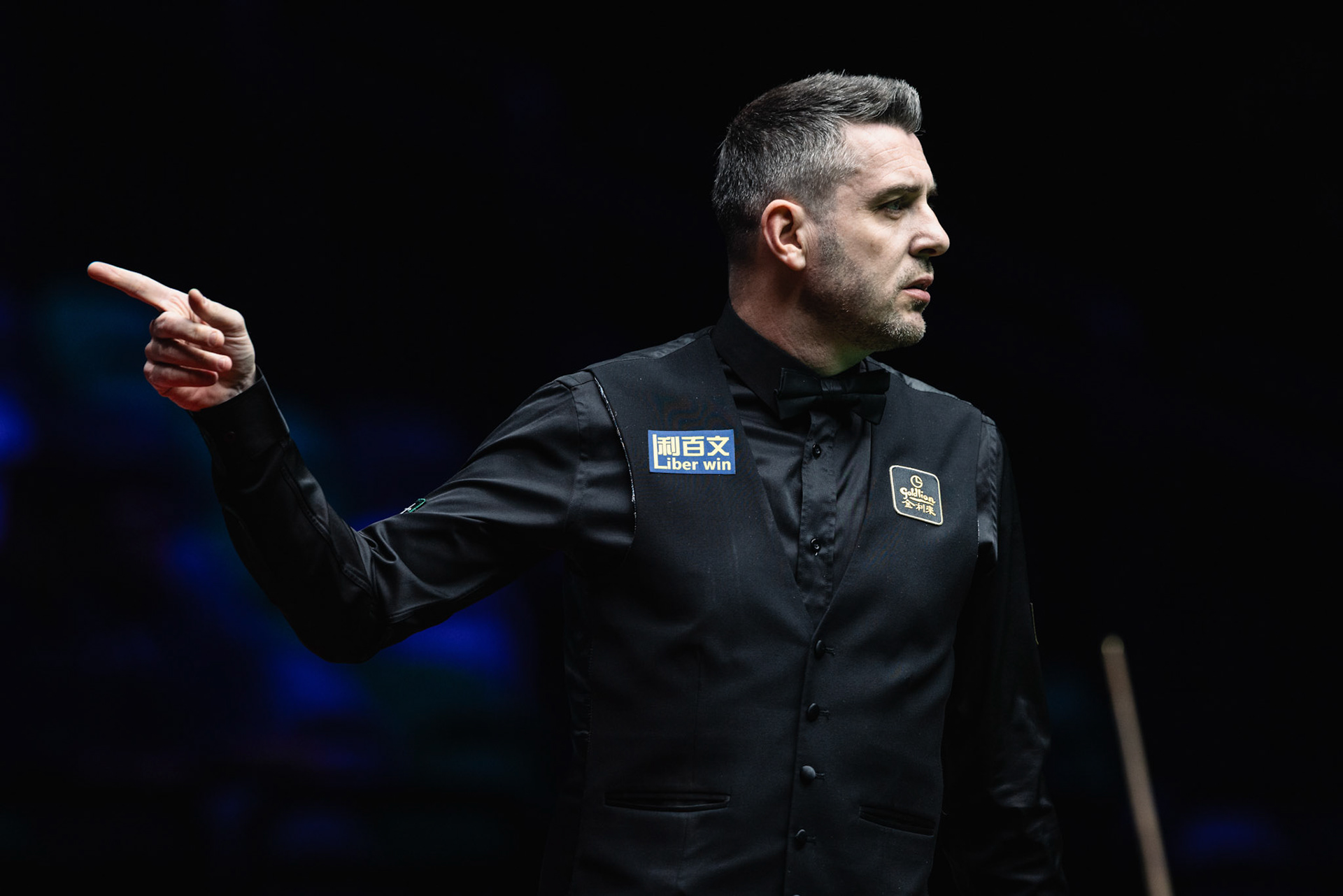 HONG KONG, China - FEBRUARY 05: Mark Selby of England reacts during WST World Grand Prix 2026 against Zhao Xintong of China at Kai Tak Arena on February 5, 2026 in Hong Kong, China, (Photo by Jack Ng/Alamy Live News)