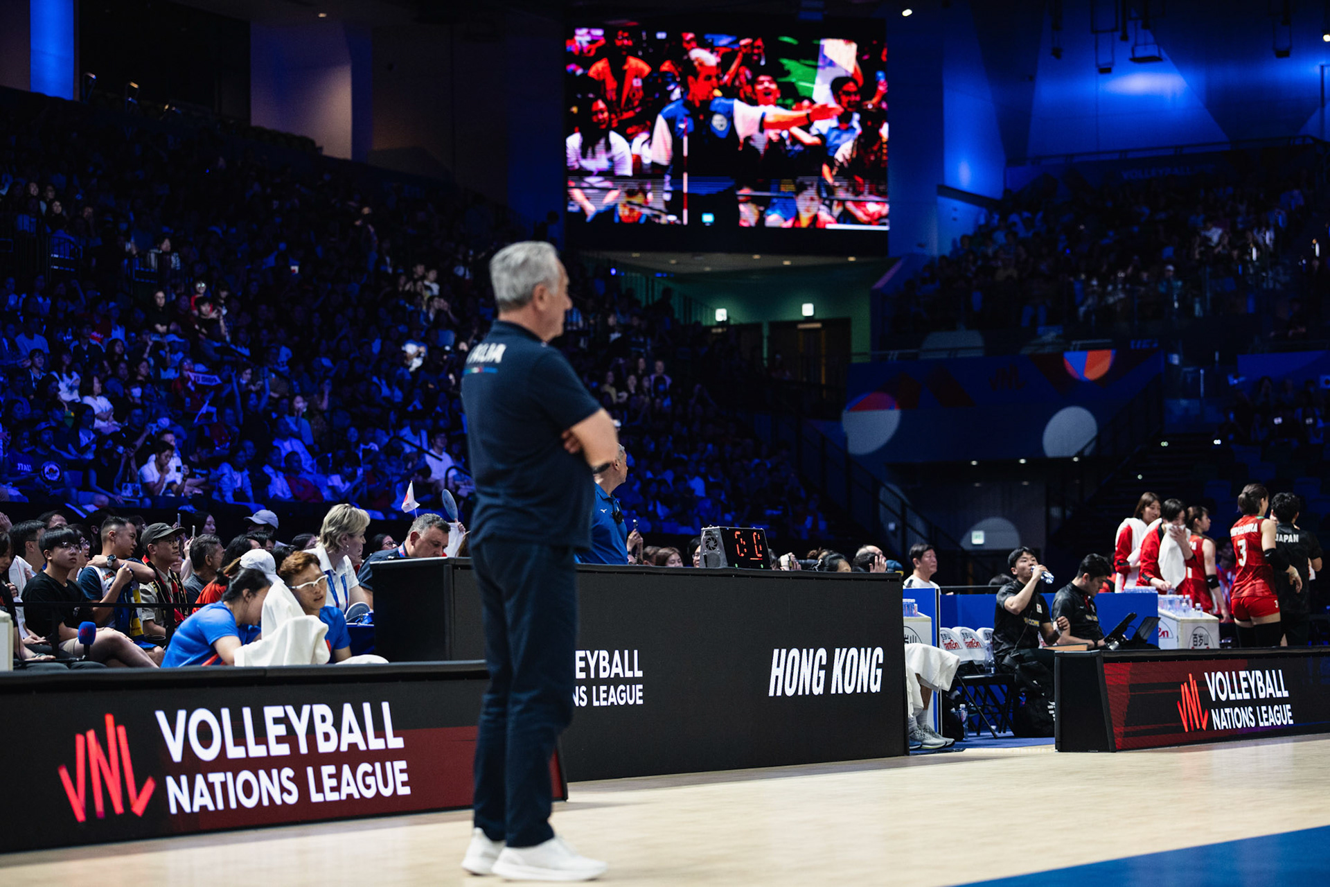 HONG KONG, China - JUNE  20:  during Volleyball Nations League Hong Kong 2025 at Kai Tak Arena on June 20, 2025 in Hong Kong, China, (Photo by Jack Ng/Pixel Images)