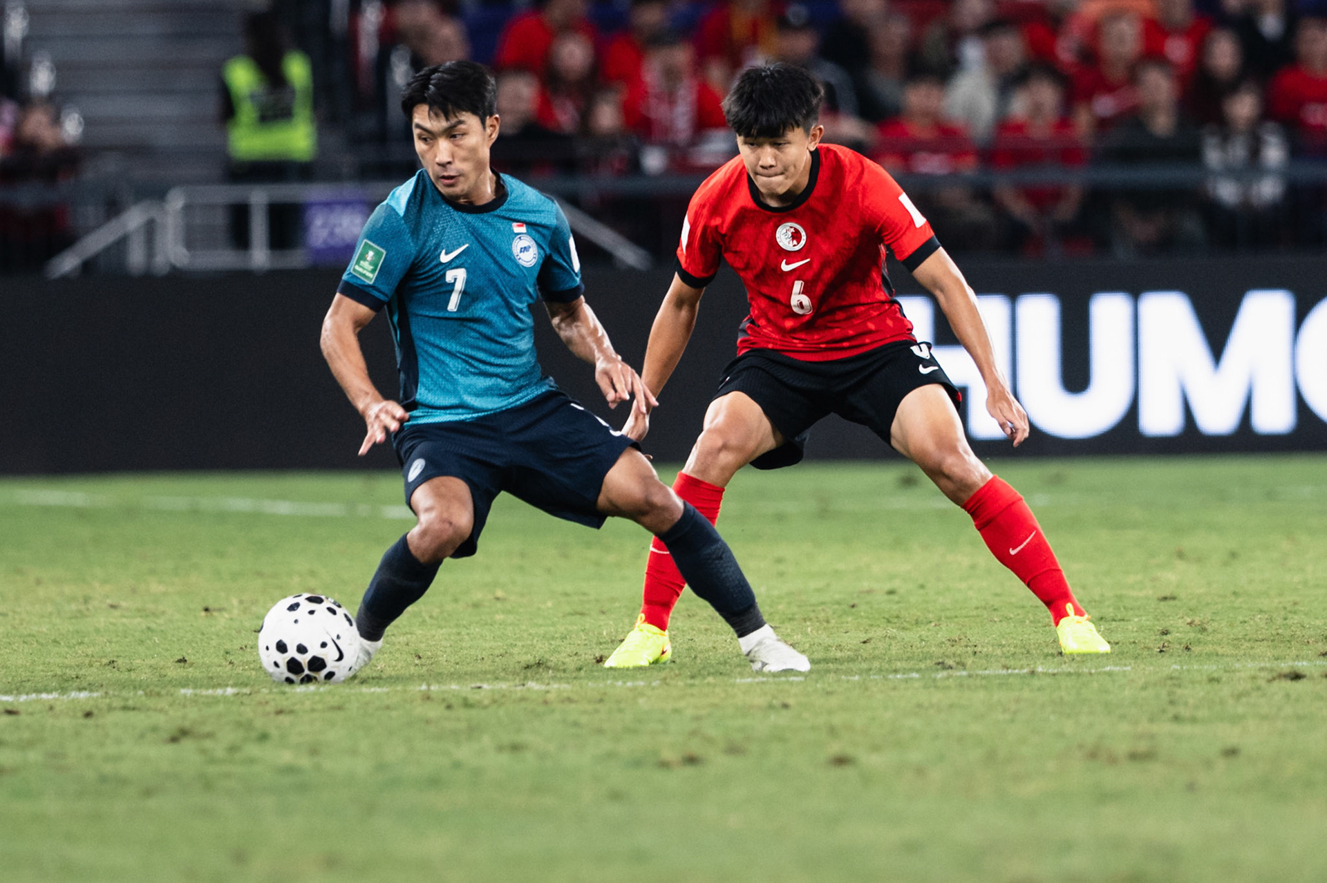 HONG KONG, China - NOVEMBER  18:  during 2027 Asian Cup Qualifers - Hong Kong, China vs Singapore at Kai Tak Stadium on November 18, 2025 in Hong Kong, China, (Photo by Jack Ng/Pixel Images)