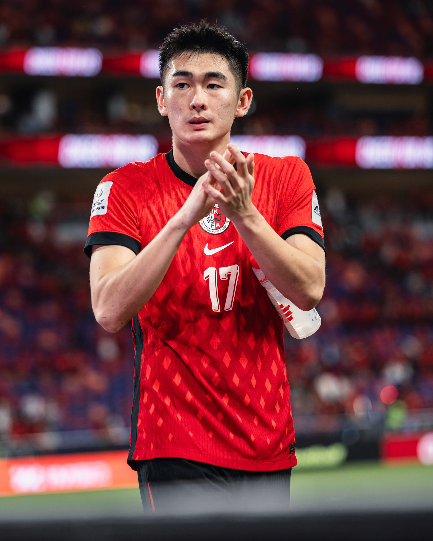 HONG KONG, China - OCTOBER  14:  during 2027 Asian Cup Qualifers - Hong Kong, China vs Bangladesh at Kai Tak Stadium on October 14, 2025 in Hong Kong, China, (Photo by Jack Ng/Pixel Images)