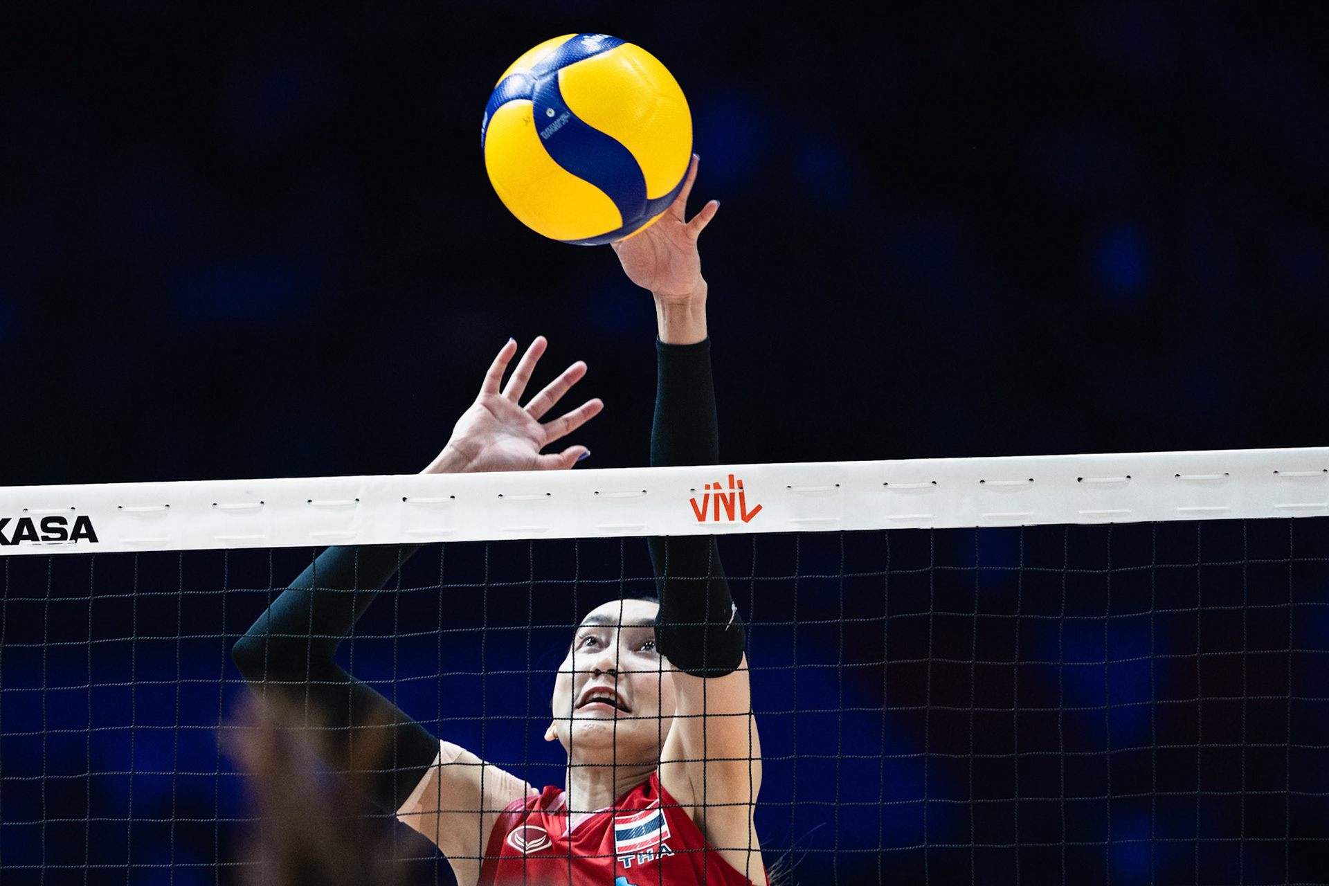 HONG KONG, China - JUNE  18:  during Volleyball Nations League Hong Kong 2025 at Kai Tak Arena on June 18, 2025 in Hong Kong, China, (Photo by Jack Ng/Pixel Images)