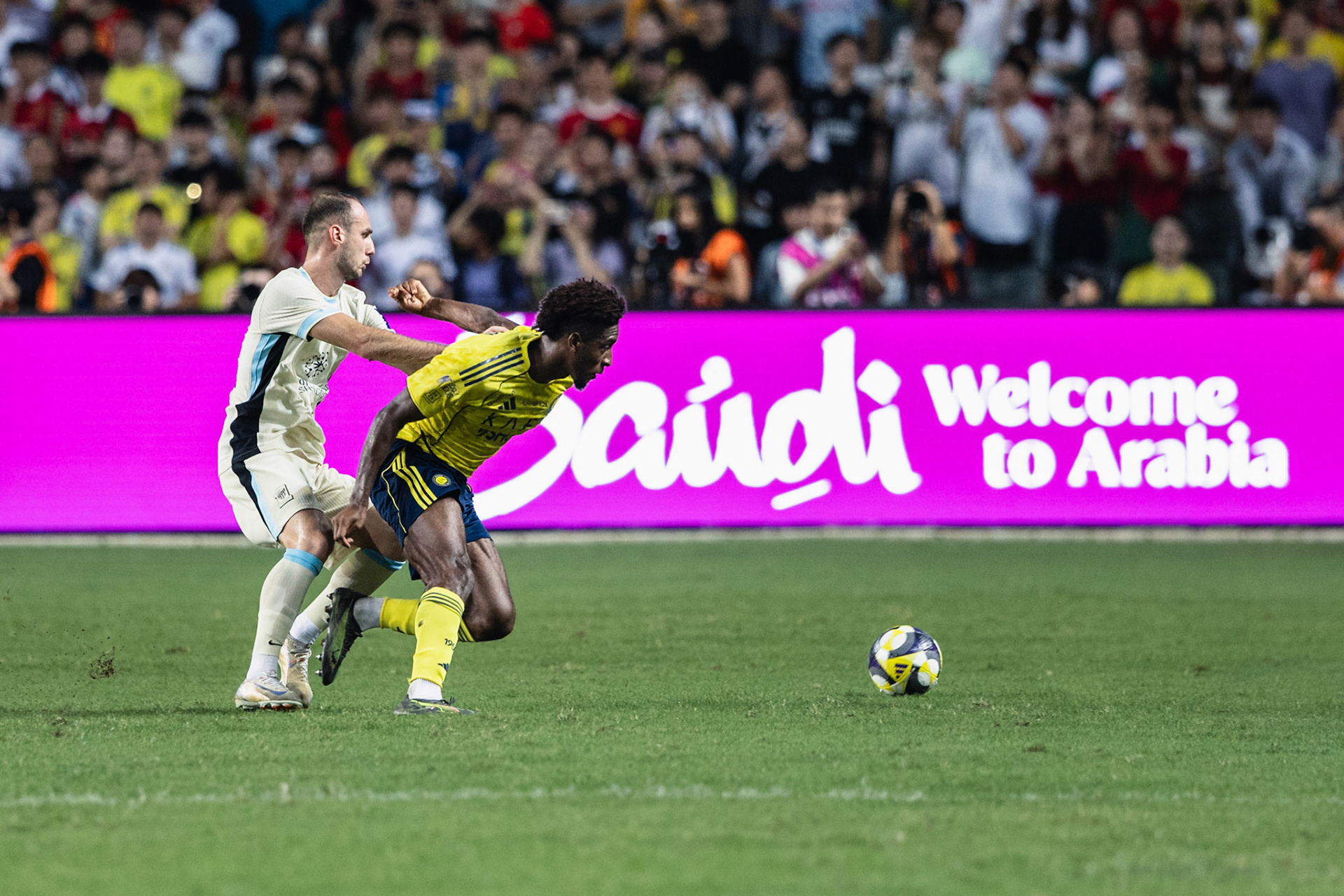 HONG KONG, China - AUGUST  19:  during Saudi Super Cup at Hong Kong Stadium on August 19, 2025 in Hong Kong, China, (Photo by Jack Ng/Jack8th.com)