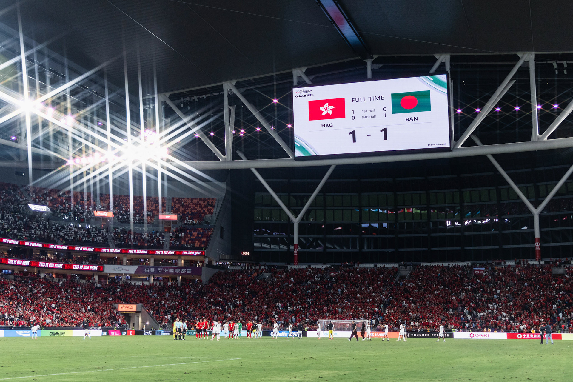 HONG KONG, China - OCTOBER  14:  during 2027 Asian Cup Qualifers - Hong Kong, China vs Bangladesh at Kai Tak Stadium on October 14, 2025 in Hong Kong, China, (Photo by Jack Ng/Pixel Images)