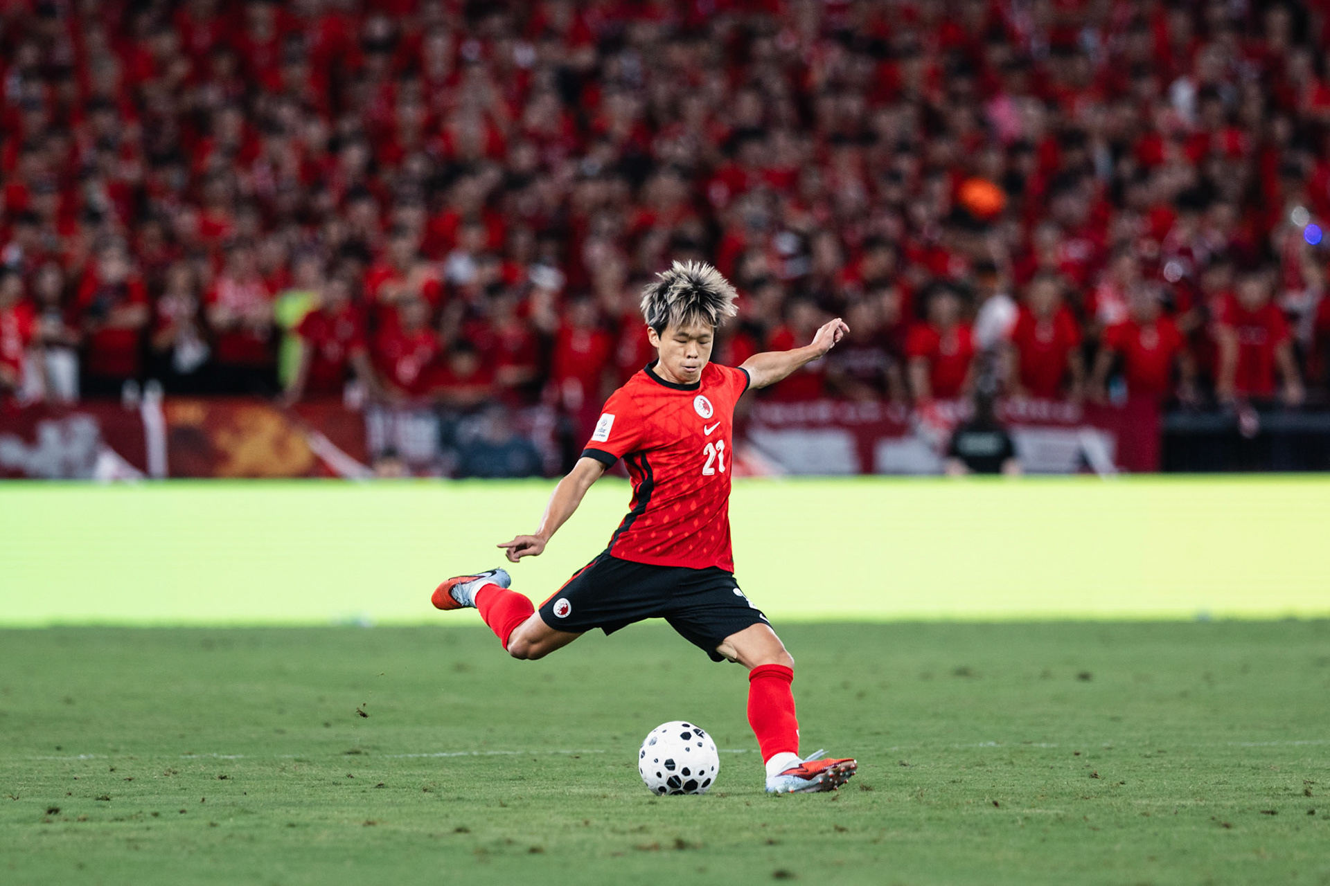 HONG KONG, China - OCTOBER  14:  during 2027 Asian Cup Qualifers - Hong Kong, China vs Bangladesh at Kai Tak Stadium on October 14, 2025 in Hong Kong, China, (Photo by Jack Ng/Pixel Images)