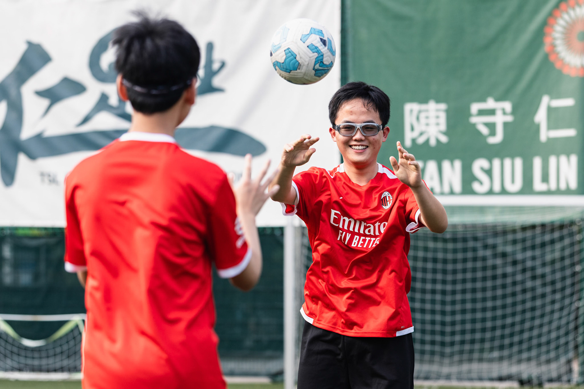 HONG KONG, China - JULY  25:  during AC Milan Kai Tak Soccer Activation at Kai Tak Mall 1 Rooftop on July 25, 2025 in Hong Kong, China, (Photo by Jack Ng/Pixel Images)