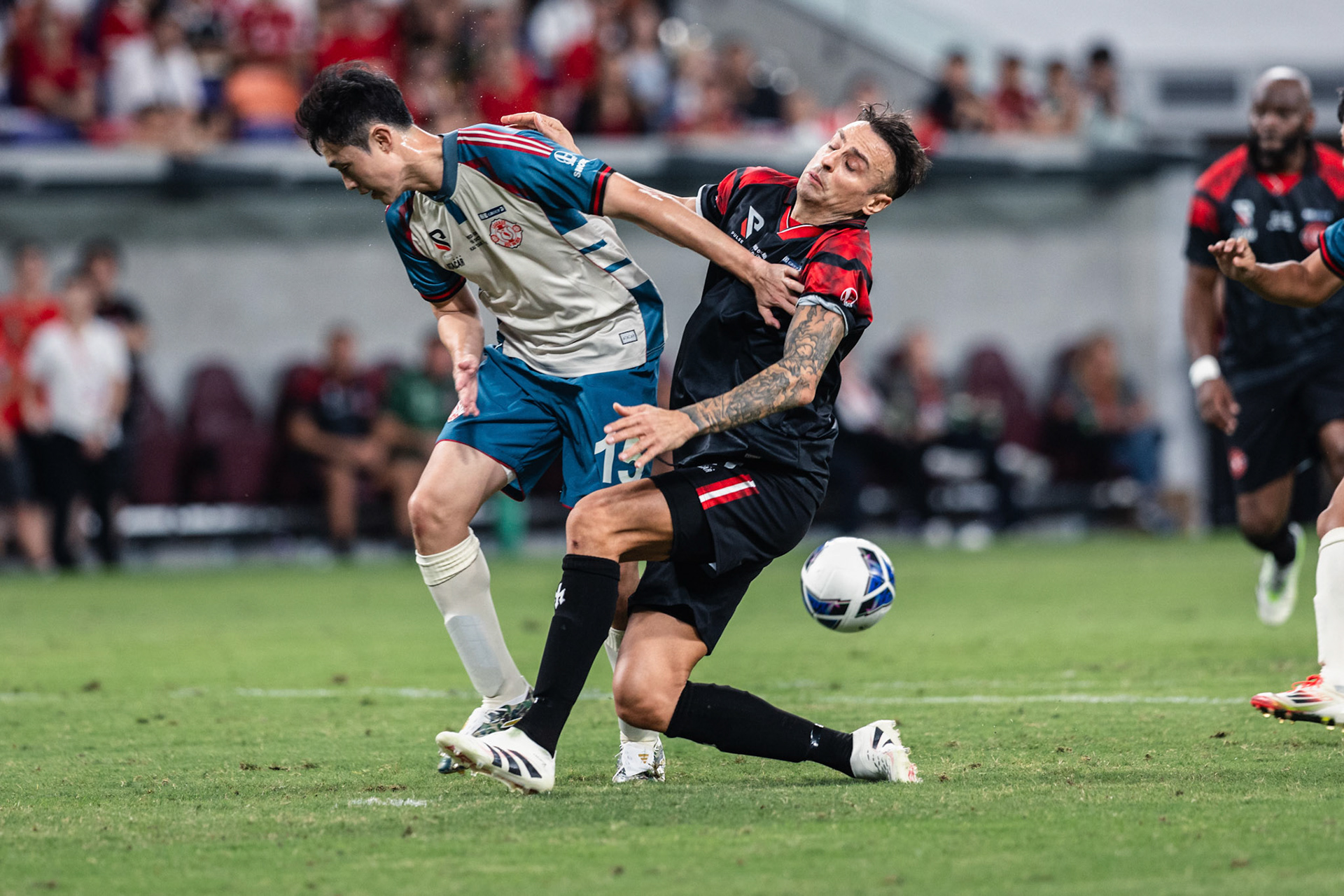 Kai Tak Stadium, HONG KONG, China - OCTOBER 18:  during Red on Red 2025 at Kai Tak Stadium on October 18, 2025 in Hong Kong, China, (Photo by Jack Ng/Jack Ng/Alamy Live News)