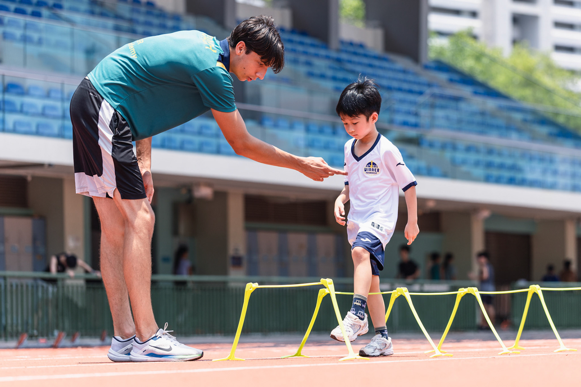 HONG KONG, China - JULY  27:  during Winner Sports Academy Training at Ma On Shan Sports Ground on July 27, 2025 in Hong Kong, China, (Photo by Jack Ng/)