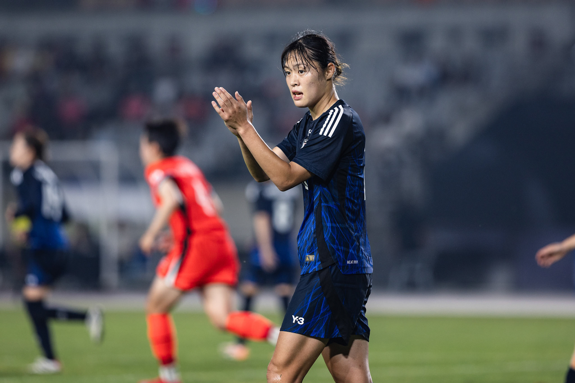 HWASEONG, South Korea - JULY  13:  during EAFF E-1 Football Championship - South Korea vs Japan at Hwaseong Sports Complex on July 13, 2025 in Hwaseong, South Korea, (Photo by Jack Ng/Pixel Images)