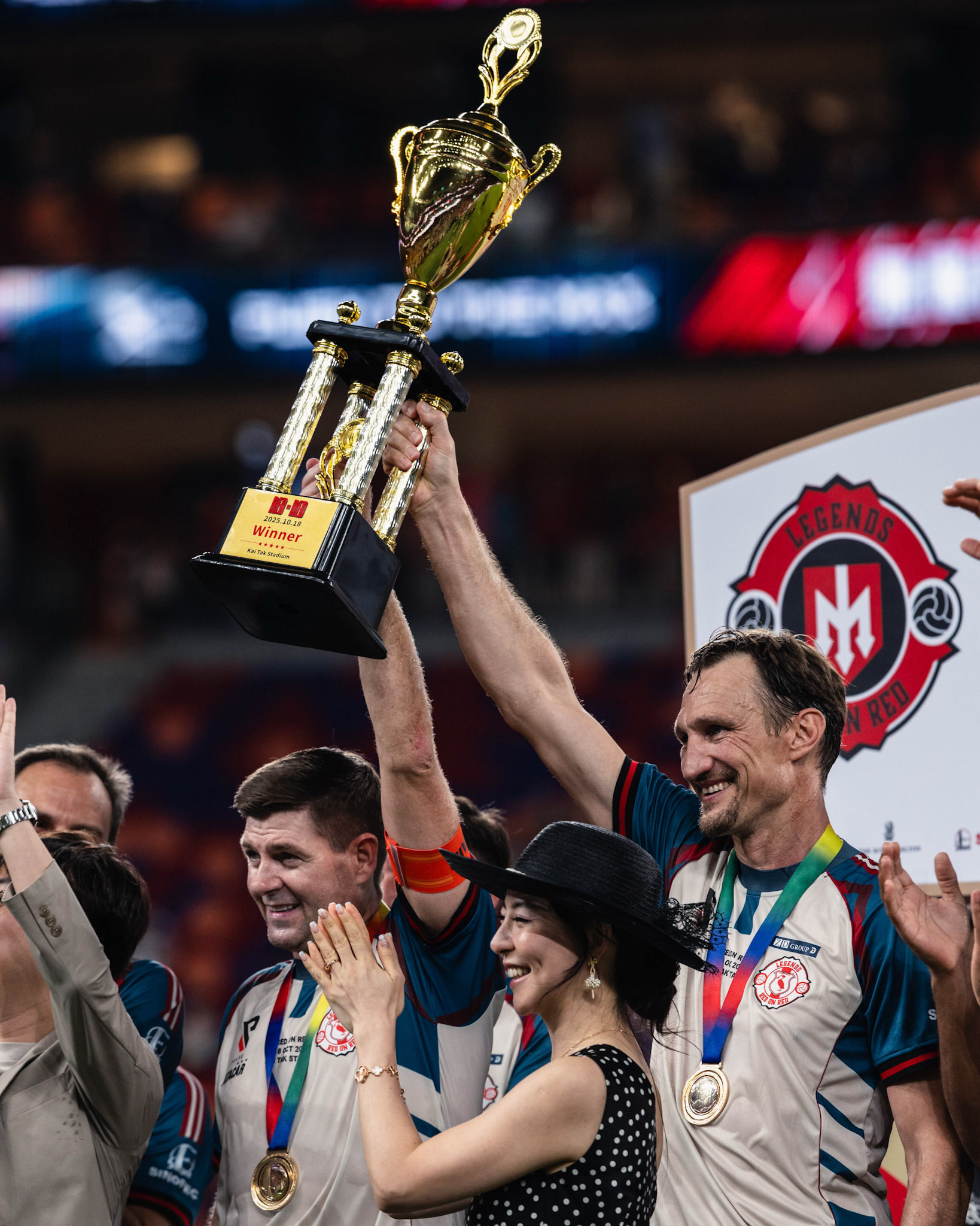 Kai Tak Stadium, HONG KONG, China - OCTOBER 18:  during Red on Red 2025 at Kai Tak Stadium on October 18, 2025 in Hong Kong, China, (Photo by Jack Ng/Jack Ng/Alamy Live News)