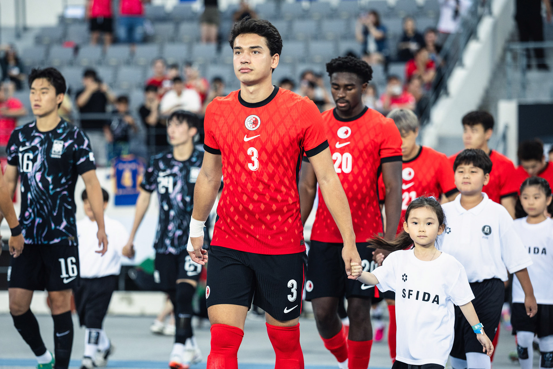 YONGIN, South Korea - JULY  11:  during EAFF E-1 Football Championship at Yongin Mireu Stadium on July 11, 2025 in Yongin, South Korea, (Photo by Jack Ng/Pixel Images)